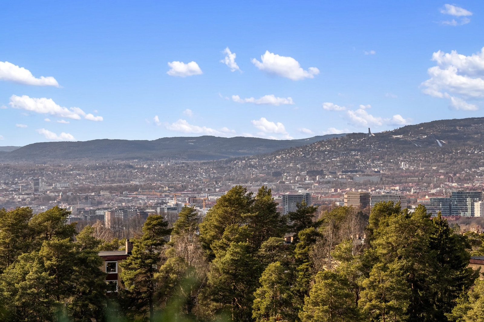Holmenkollen i det fjerne Galleribilde