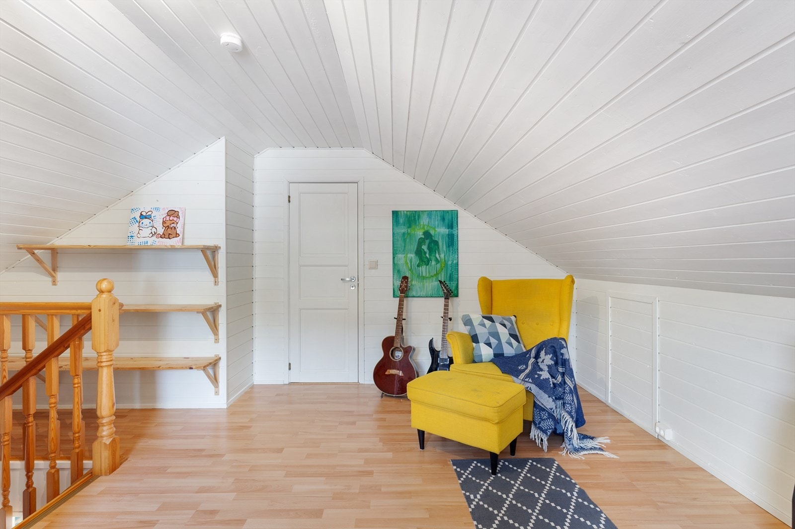 Loftstue. Galleribilde