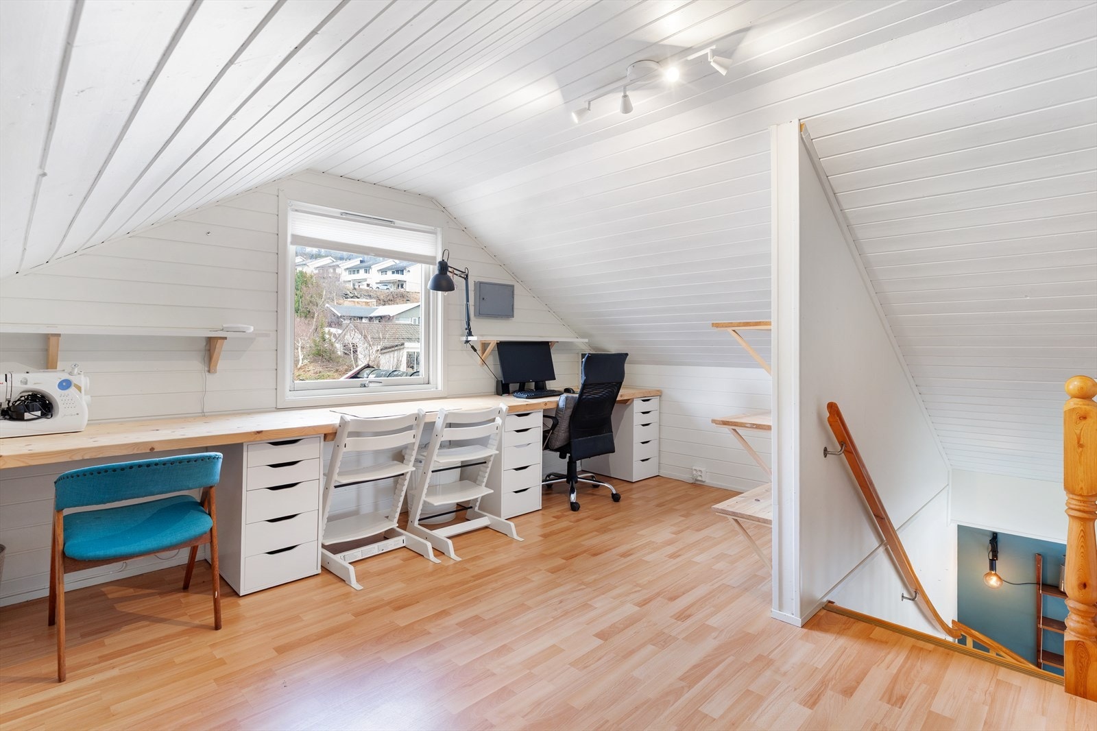 Loftstue. Galleribilde
