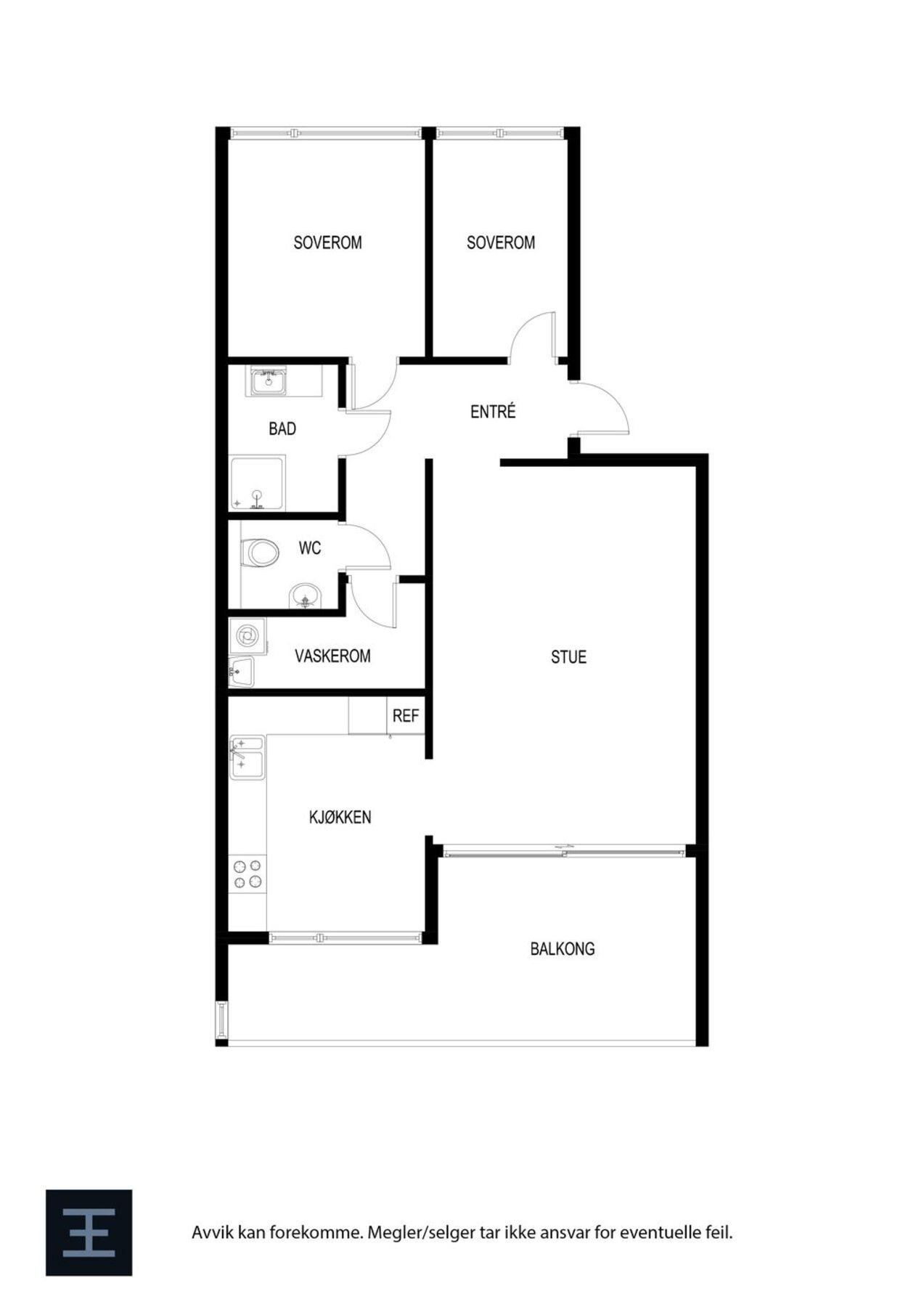 Planskisse Galleribilde