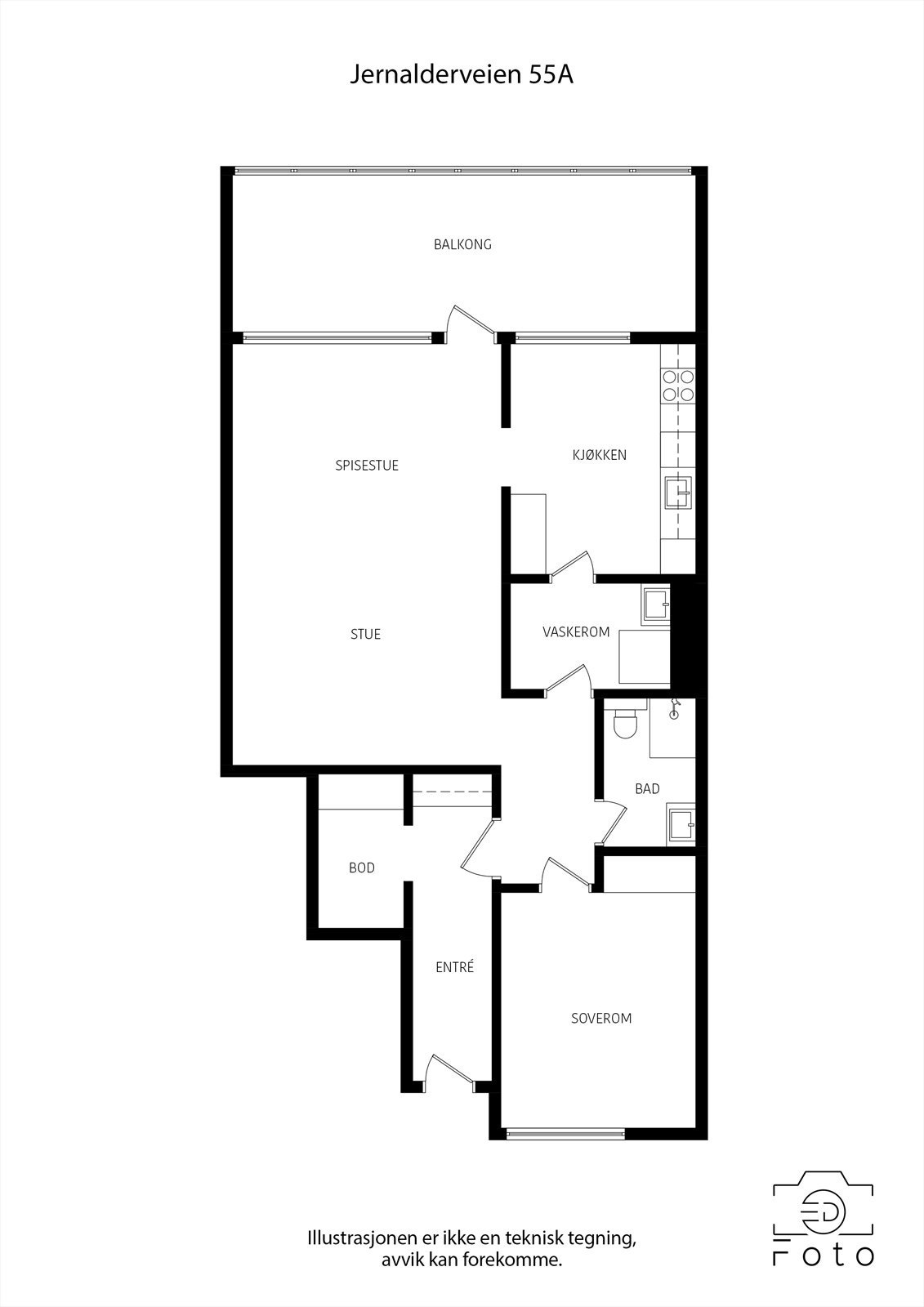 Plantegning Galleribilde