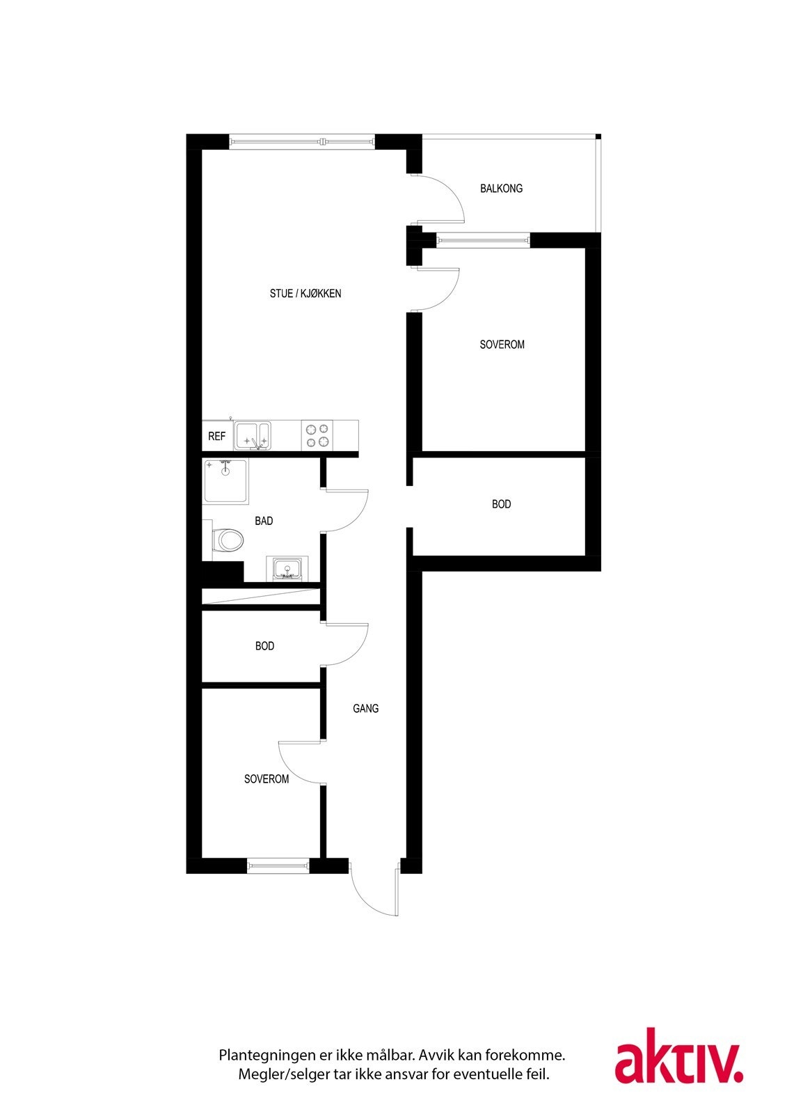 Plantegning Galleribilde