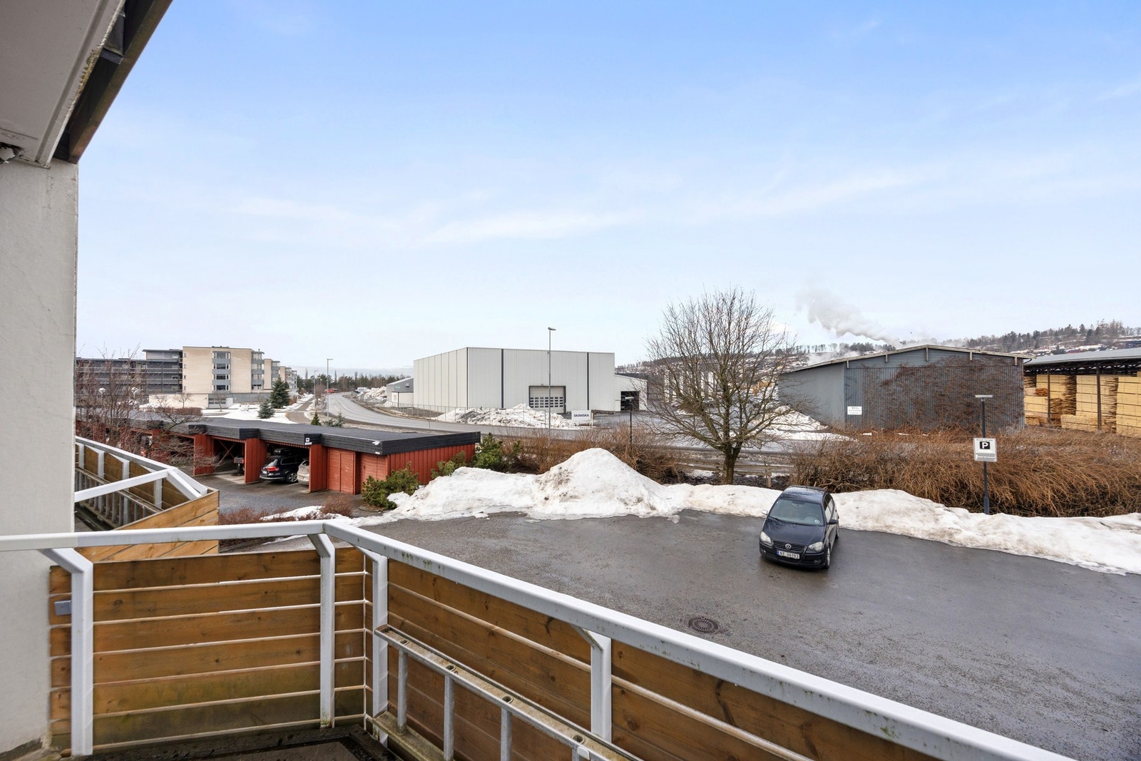 Videre adkomst ut til balkong på 7 kvm. Galleribilde