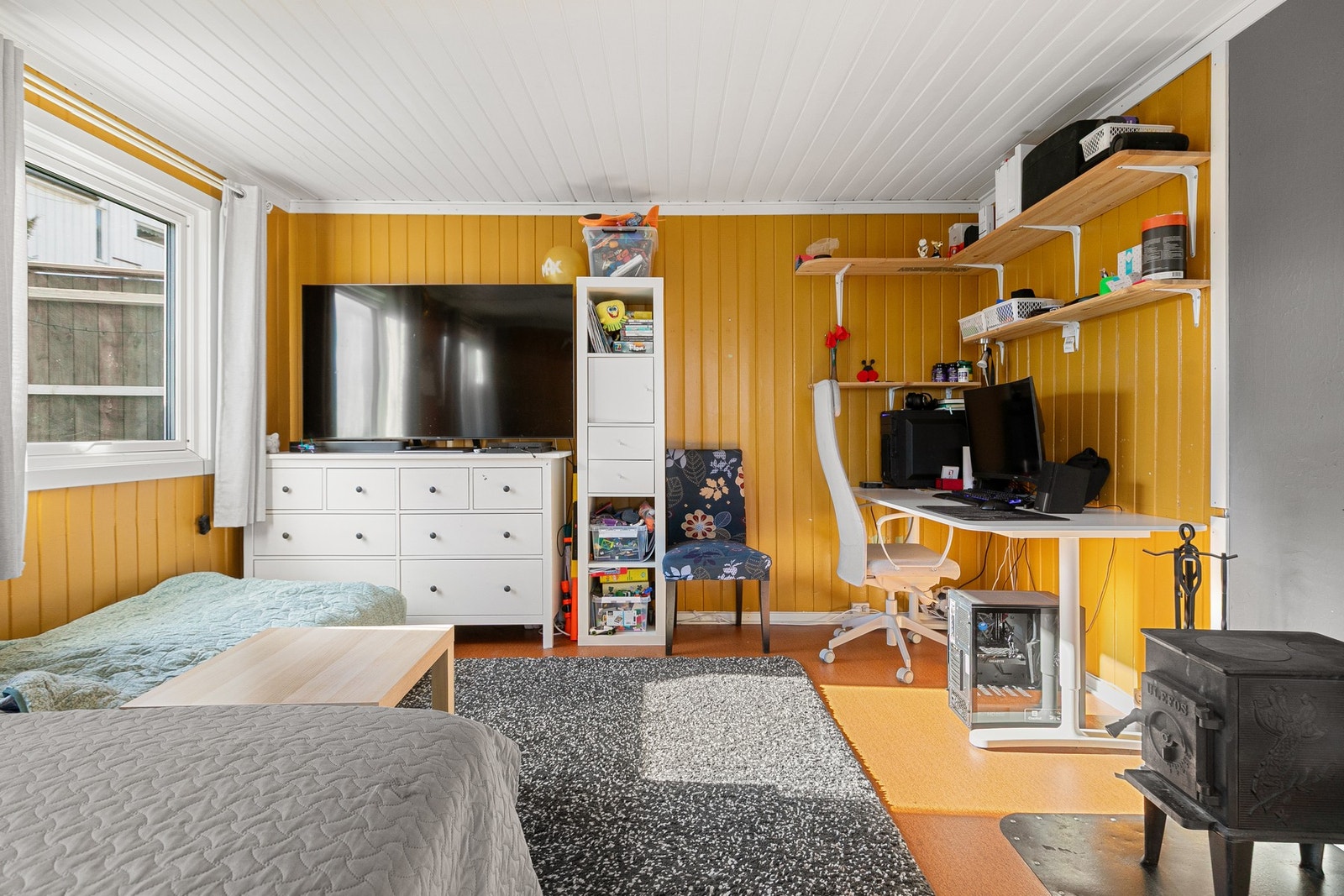 Stue/soverom - anneks. Galleribilde