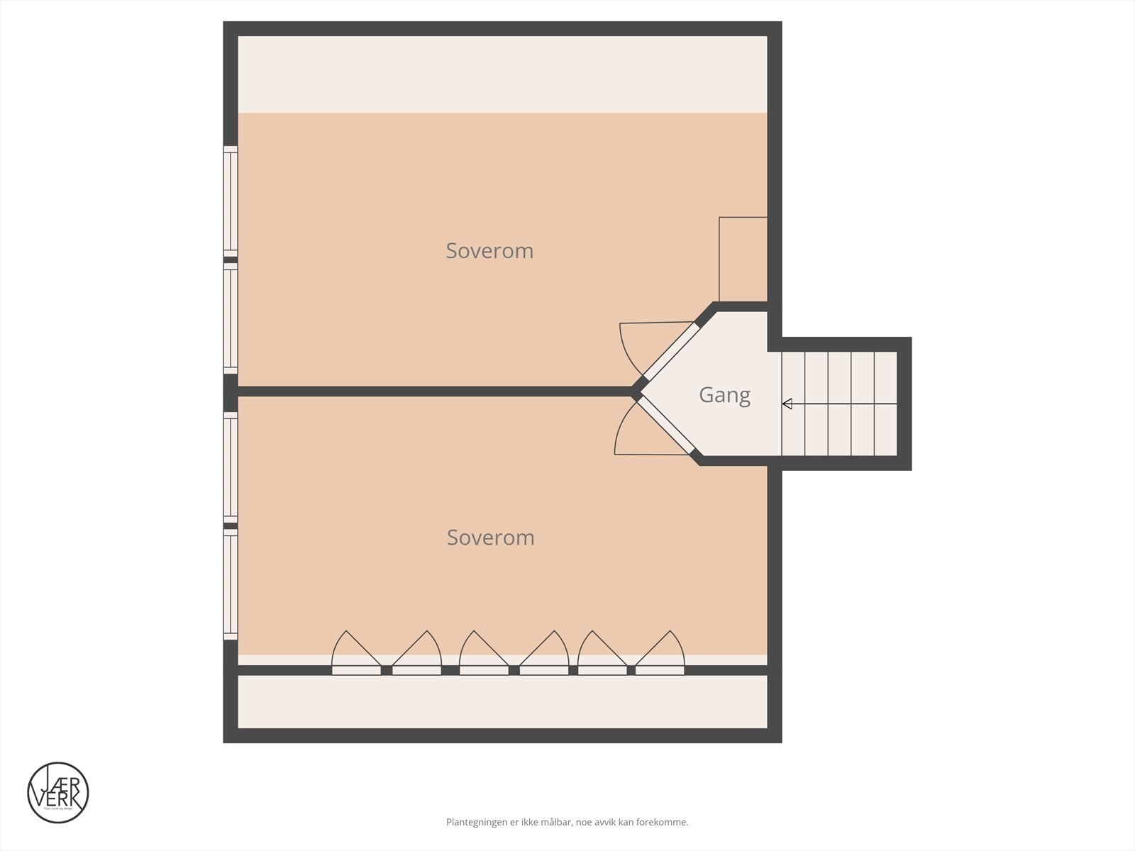 Plantegning mellometasje Galleribilde