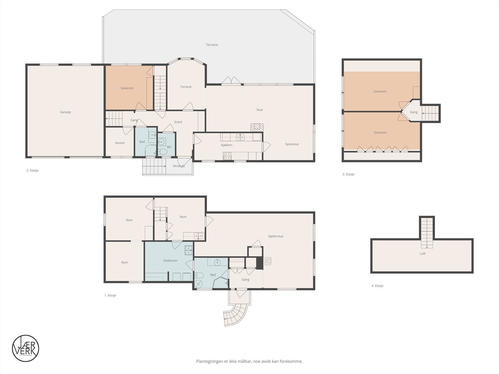 Plan alle etasjer Galleribilde