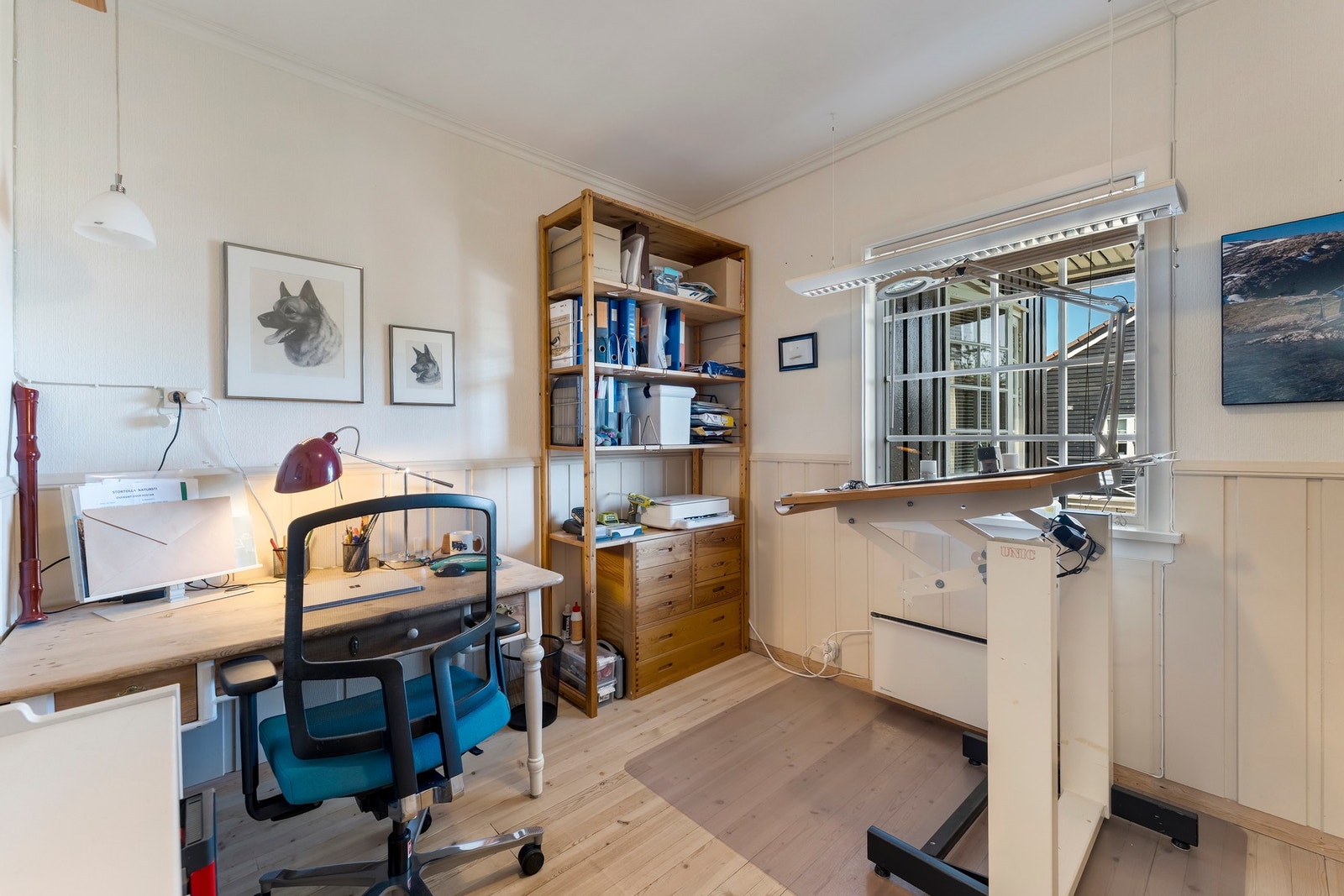 Soverom/kontor. Galleribilde