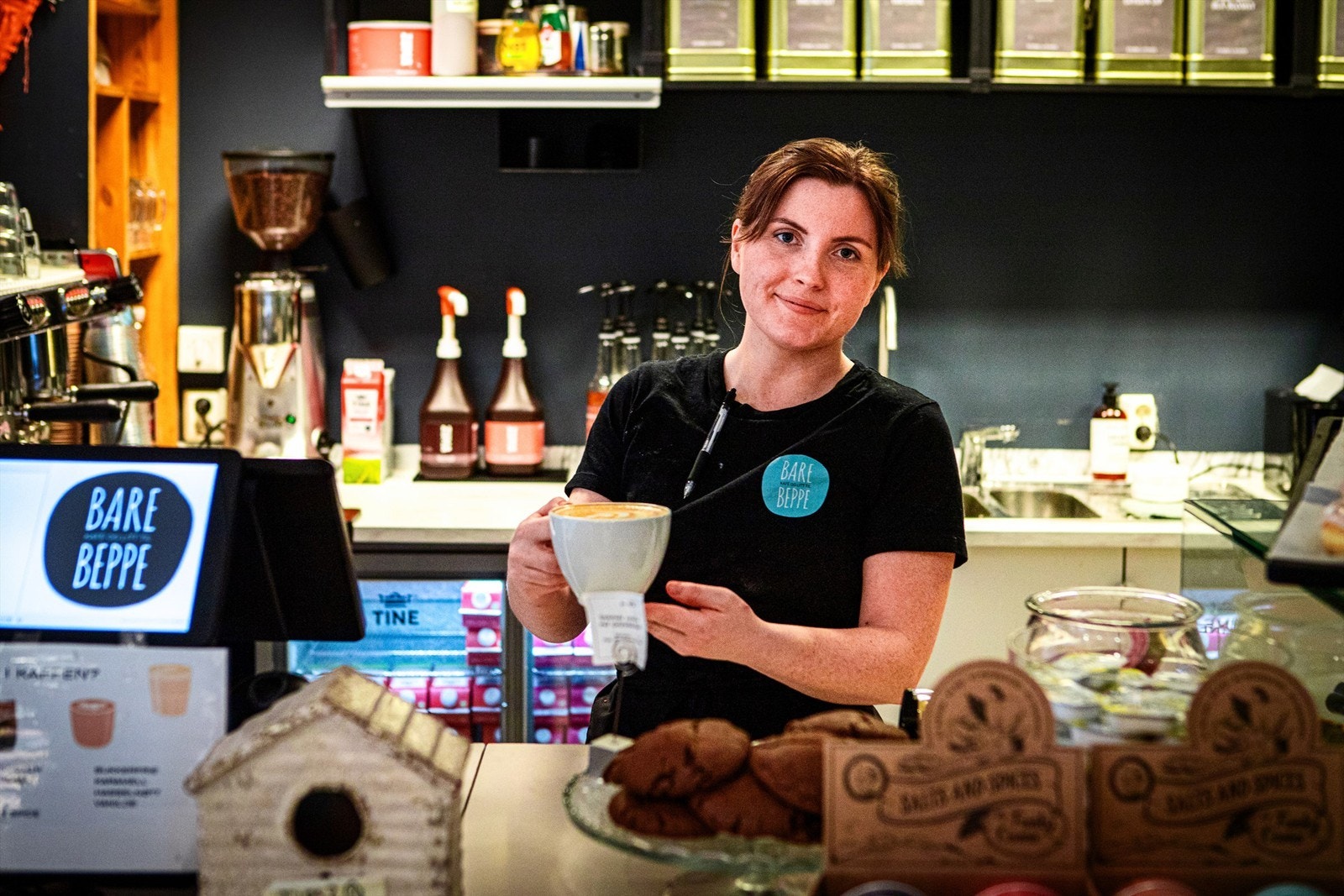 I nabolaget finner du sjarmerende steder som Bare Beppe Kafé, et håndverksbakeri ved Byparken. Galleribilde