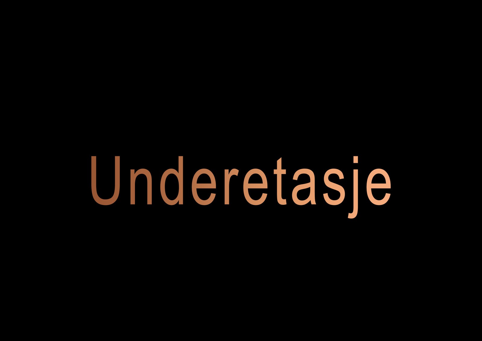 Underetasje Galleribilde