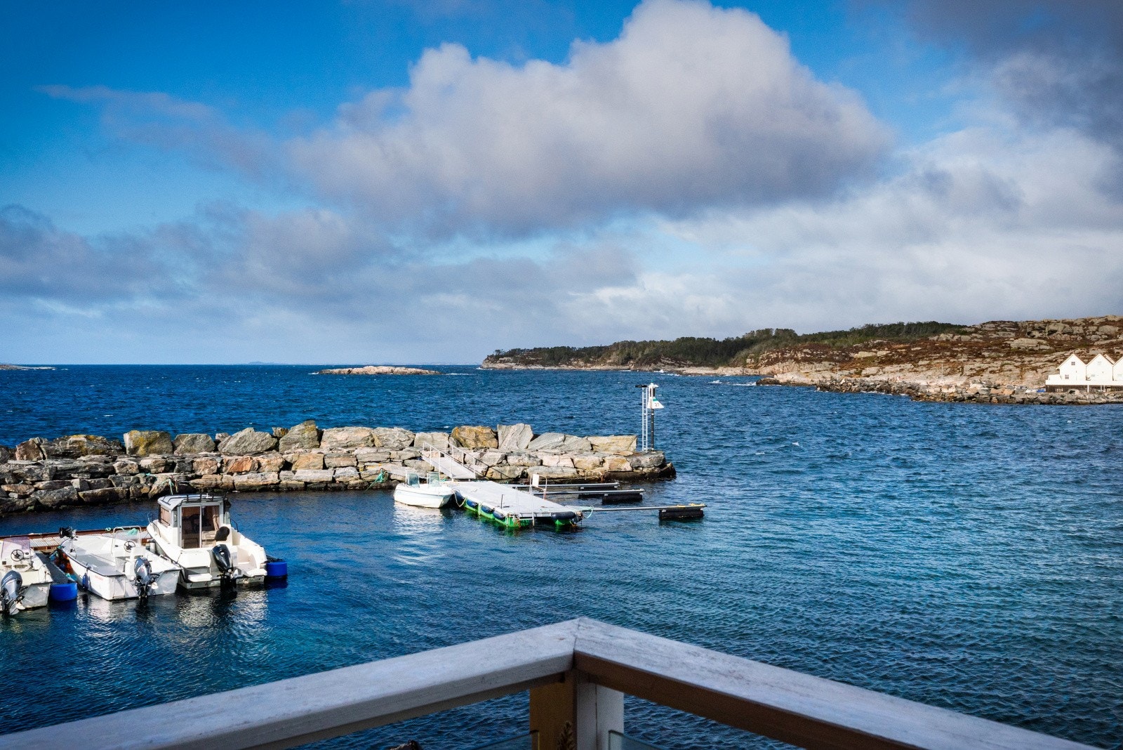 Nydelig utsikt fra altanen Galleribilde