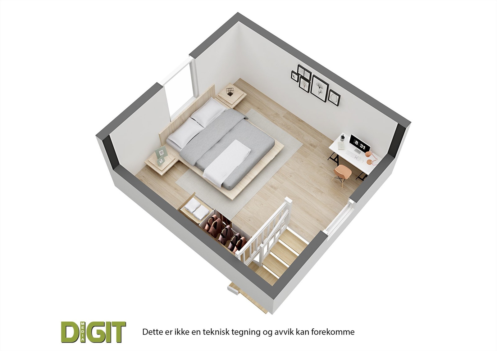 2. etasje i bygg 2 Dalbekk setra Galleribilde