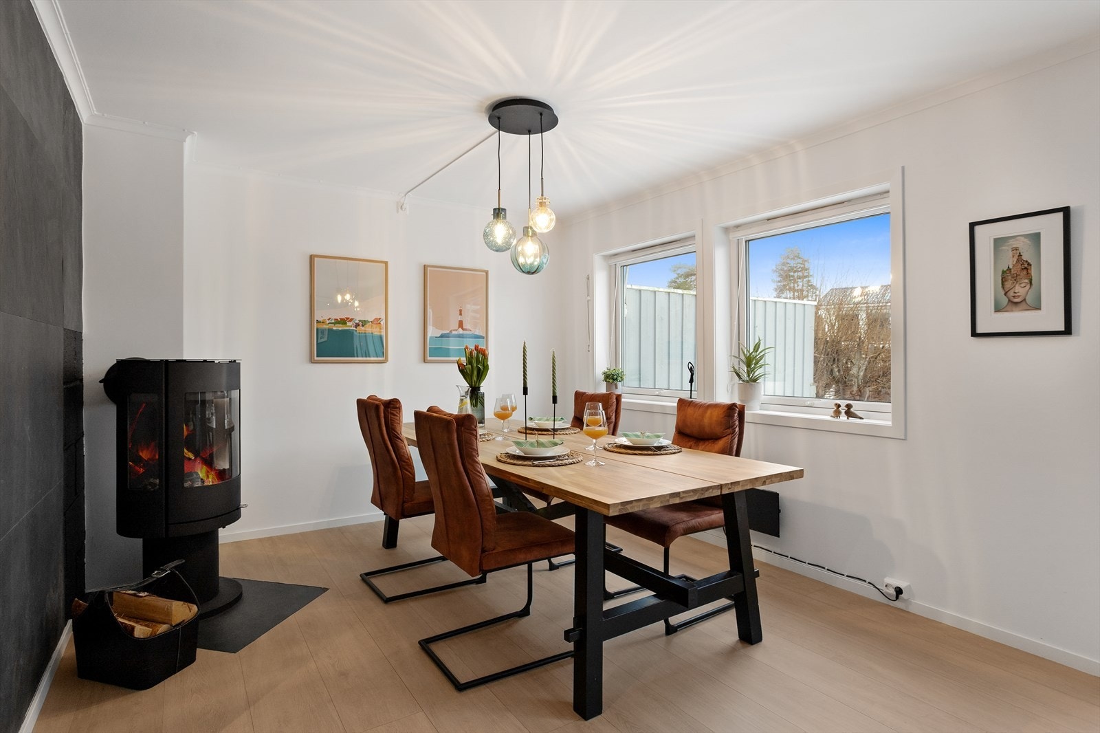 Sosial sone til både hverdag og selskap. Galleribilde