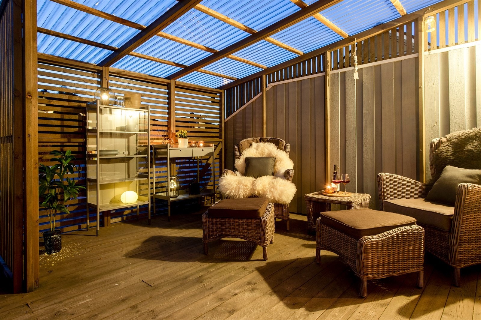 Ideell plass for rolige sommerkvelder. Galleribilde