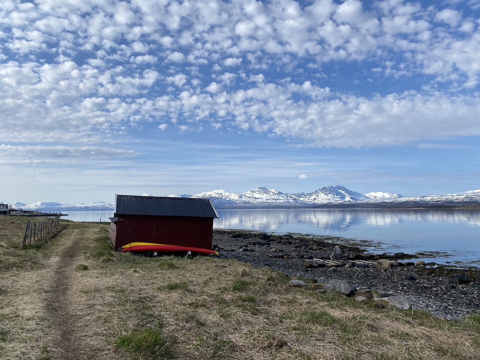 Privat bilde av Fagerengfjæra, et populært turområde like i nærheten av boligen. Galleribilde