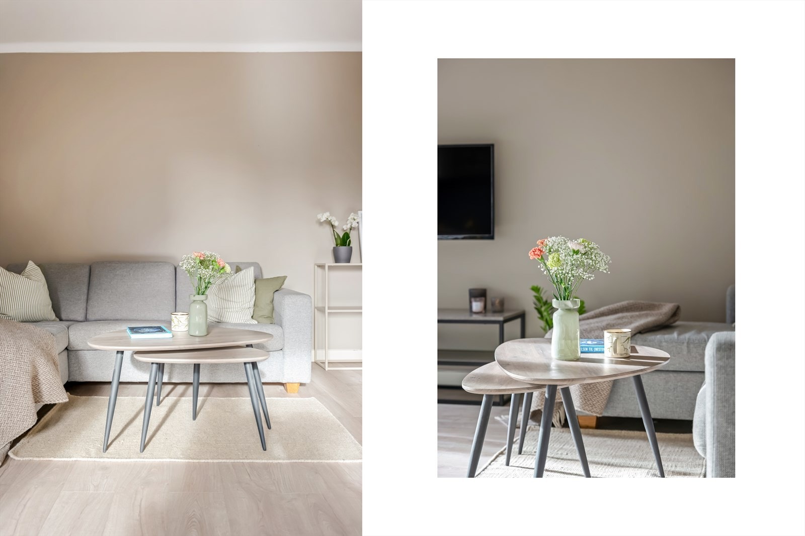 En lys og arealeffektiv 2-roms aksjeleilighet med solrik balkong ved Carl Berners plass. Galleribilde