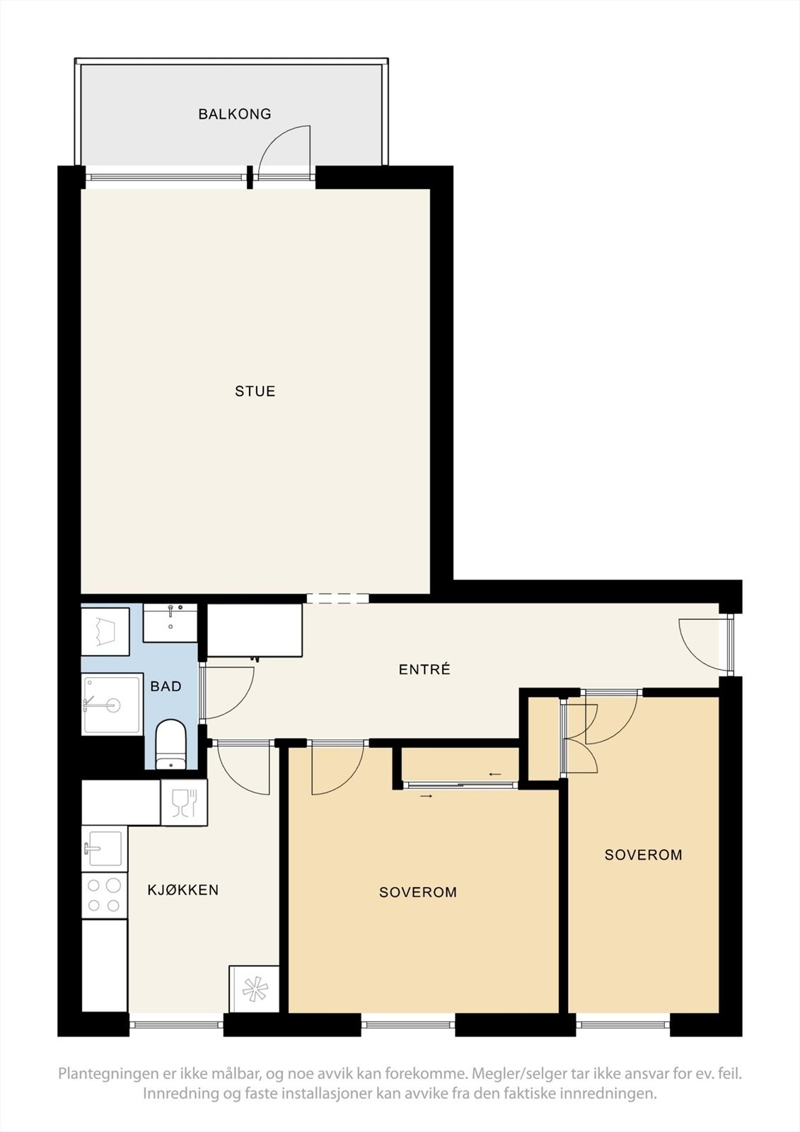 Plantegning 4.etg. Galleribilde