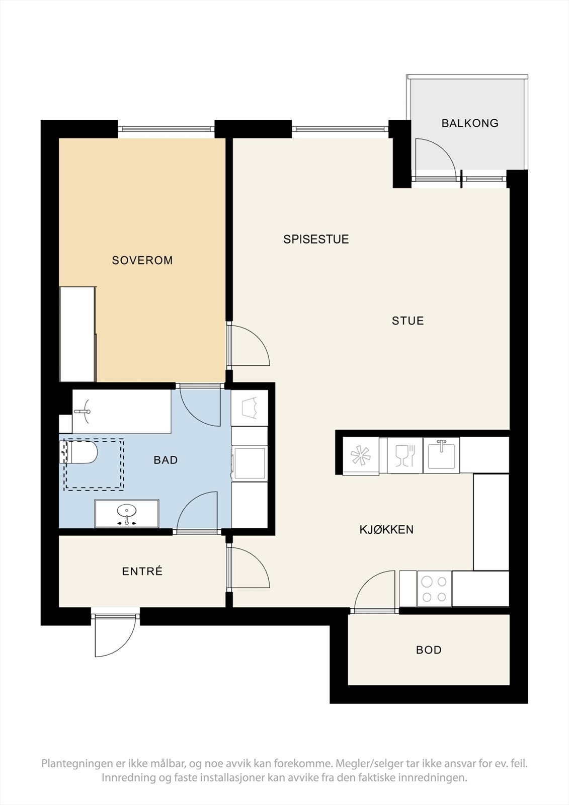 Planskisse 3. etasje Galleribilde