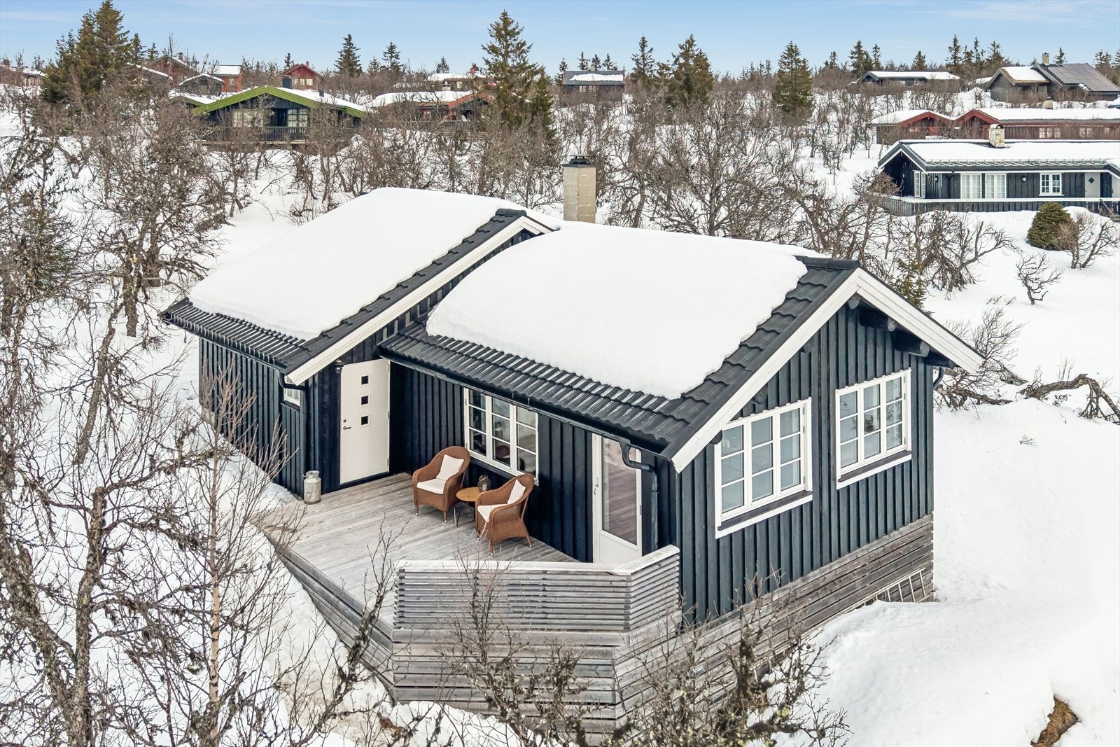 Her får du et hytteliv med nærhet til velpreparerte skiløyper, flotte turstier, sykkelterreng og åpne vidder hvor stillheten virkelig kan nytes. Galleribilde