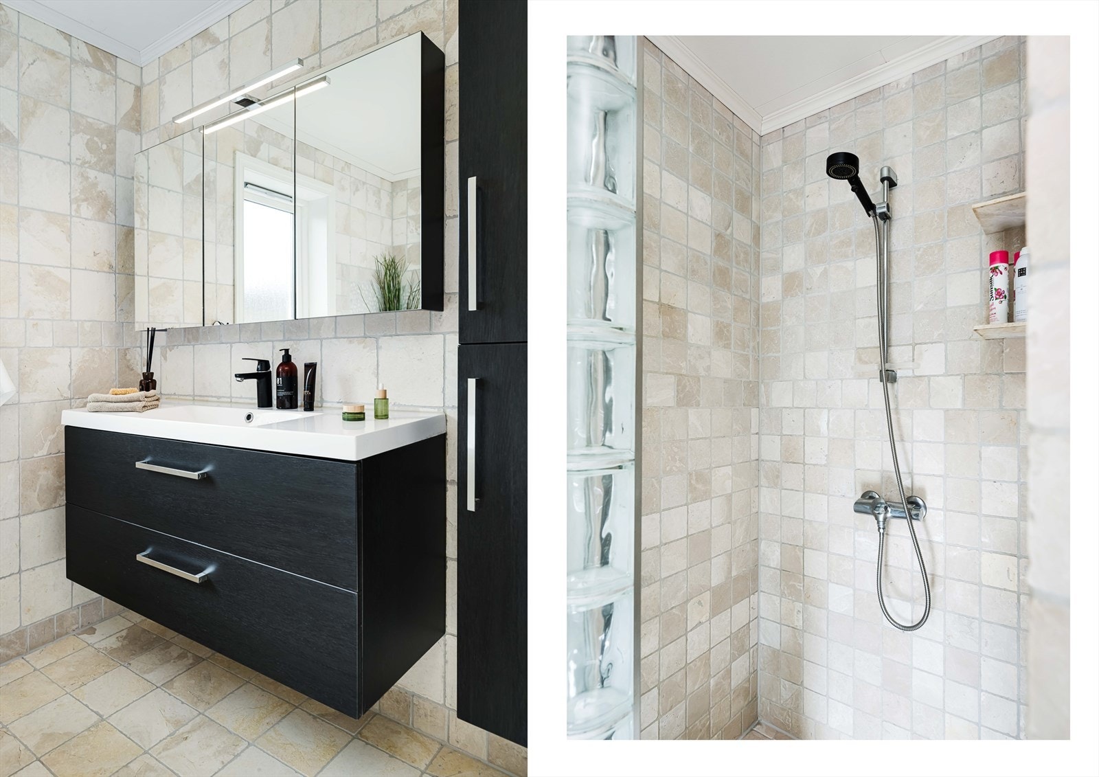 God oppbevaringsplass i speilskap, høyskap og skuffer Galleribilde