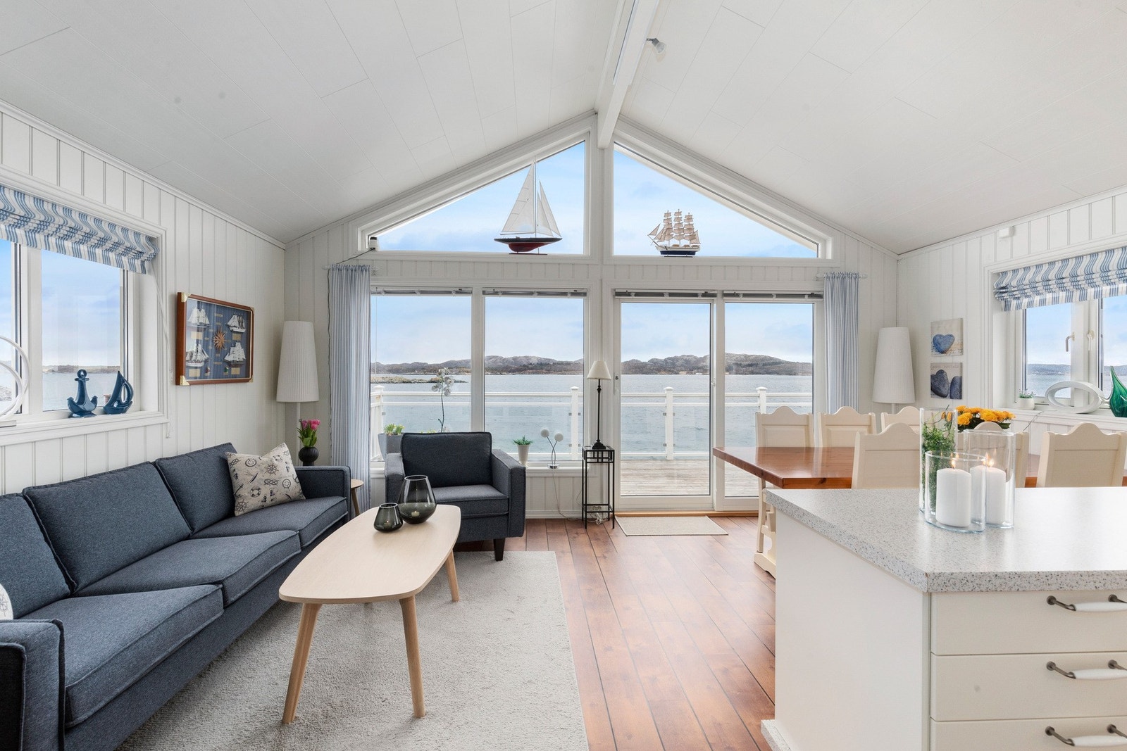 En bedre utsikt fra stue/kjøkken skal du lete lenge etter. Galleribilde