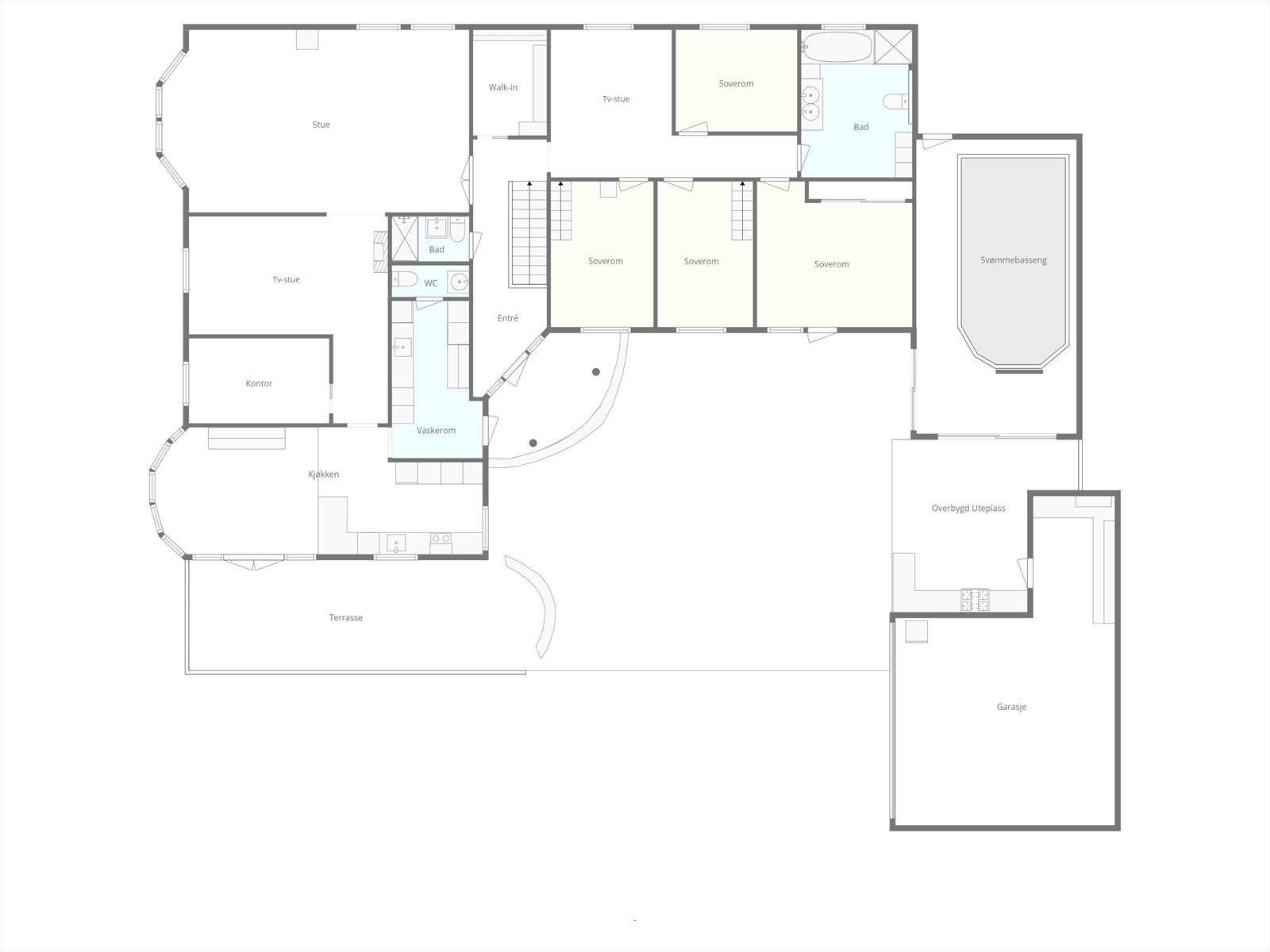 Plantegning 2. etasje. Galleribilde