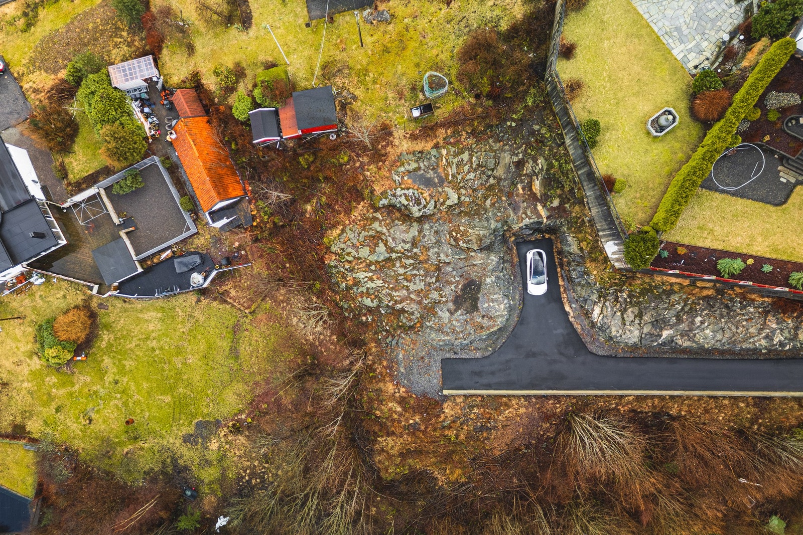 Oversiktsbilde over eiendommen. Galleribilde