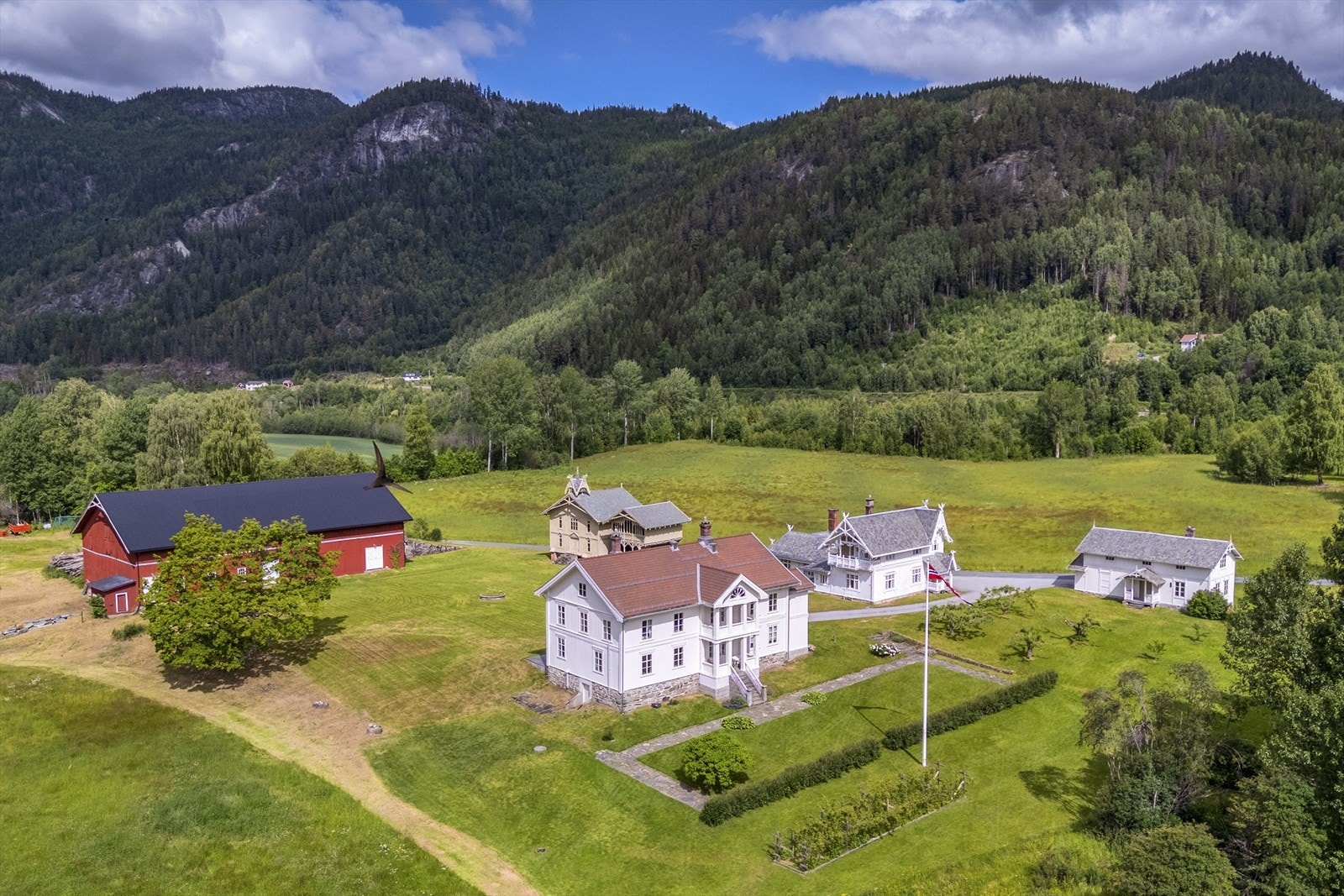 Nordre Heie er en stor landbrukseiendom med et totalareal på 13.025,4 daa. Galleribilde