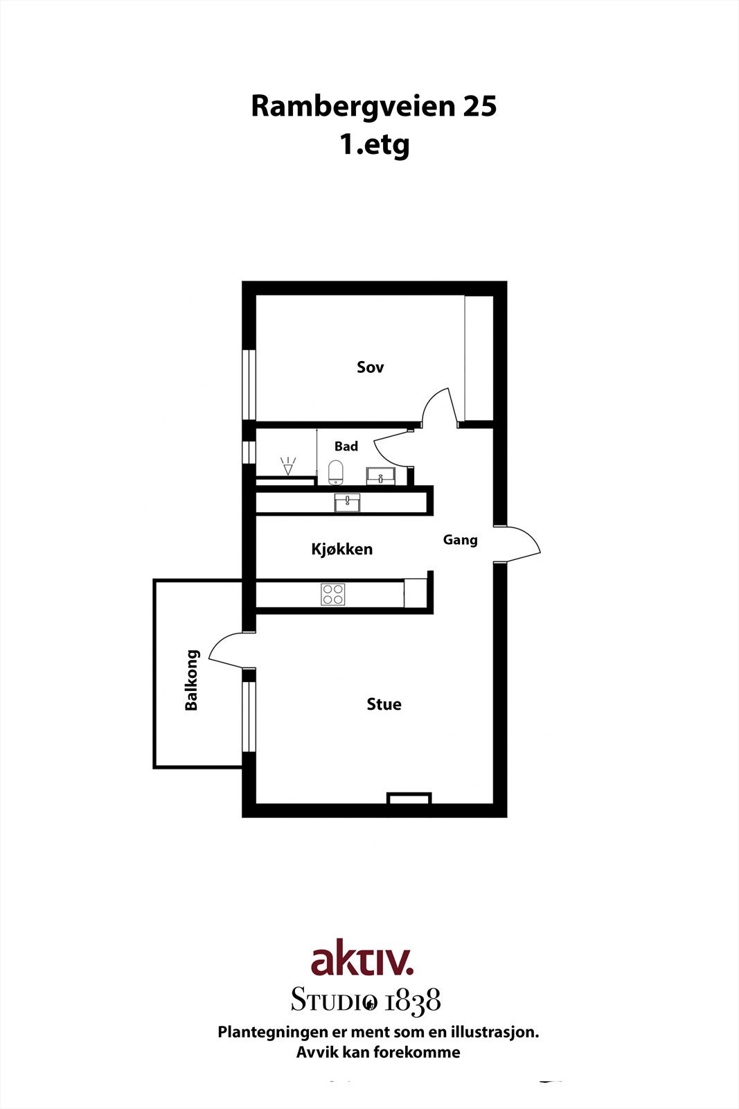 Plantegning Galleribilde