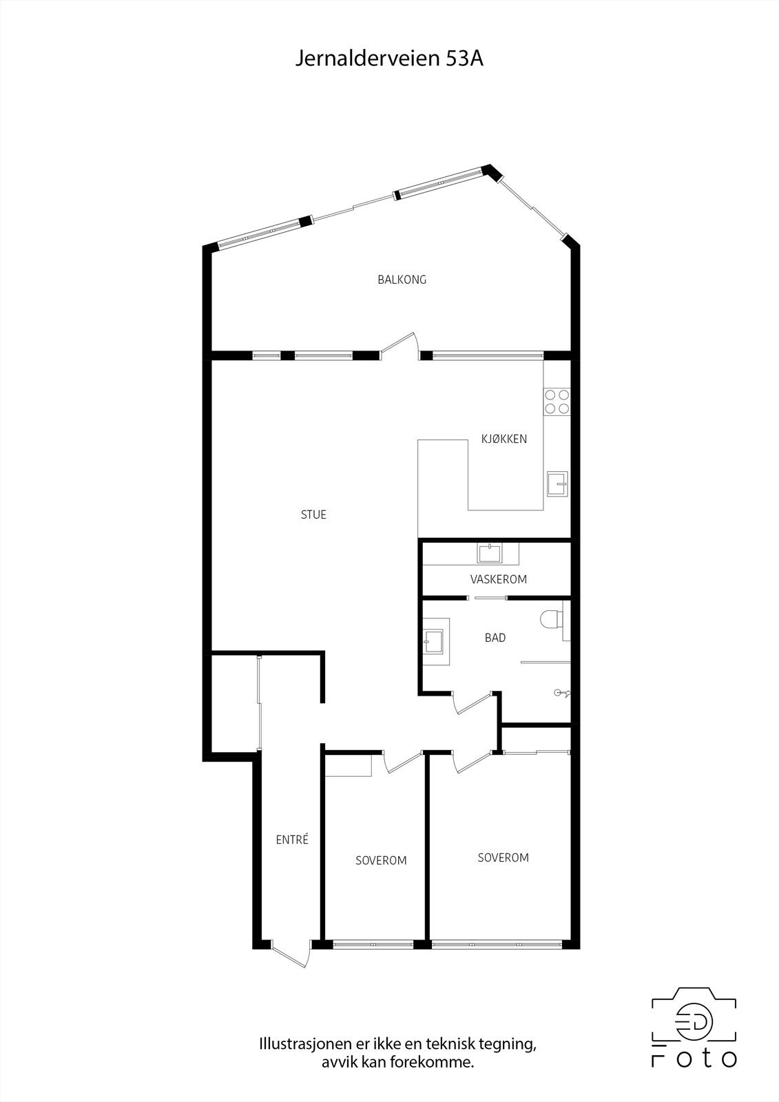 Plantegning Galleribilde