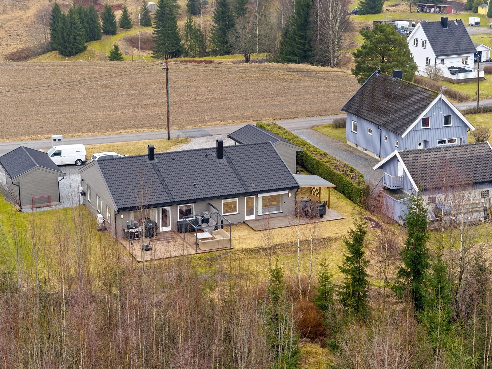 Dronefoto Galleribilde