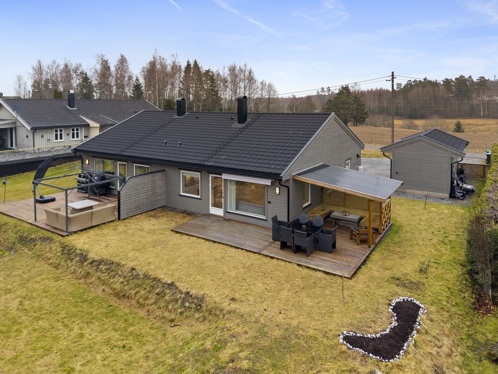 Dronefoto Galleribilde