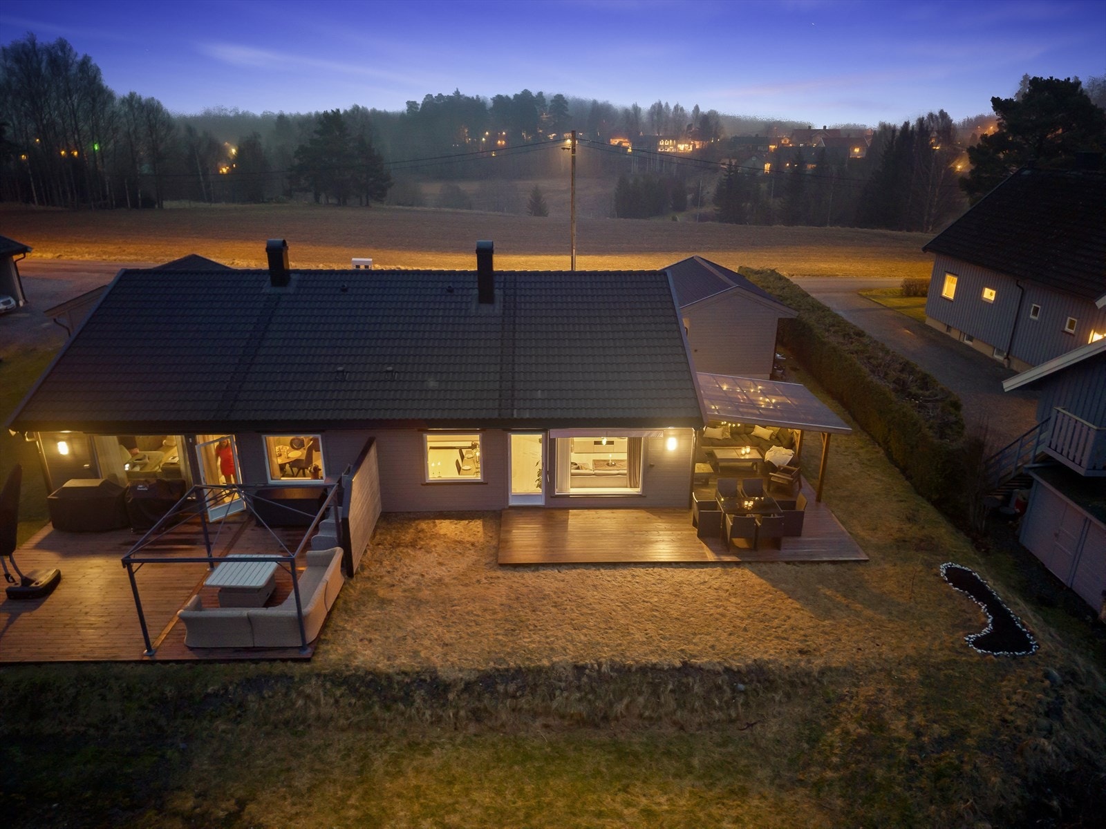 Dronefoto Galleribilde