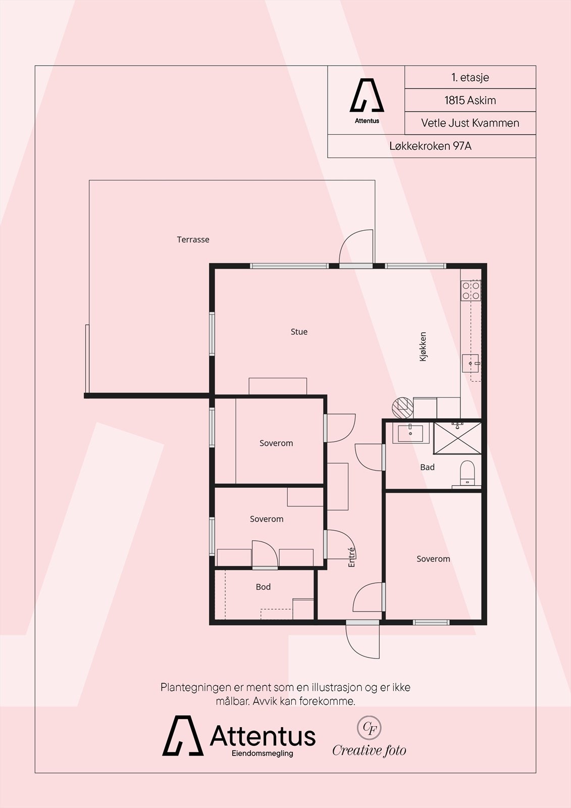 Plantegning Galleribilde