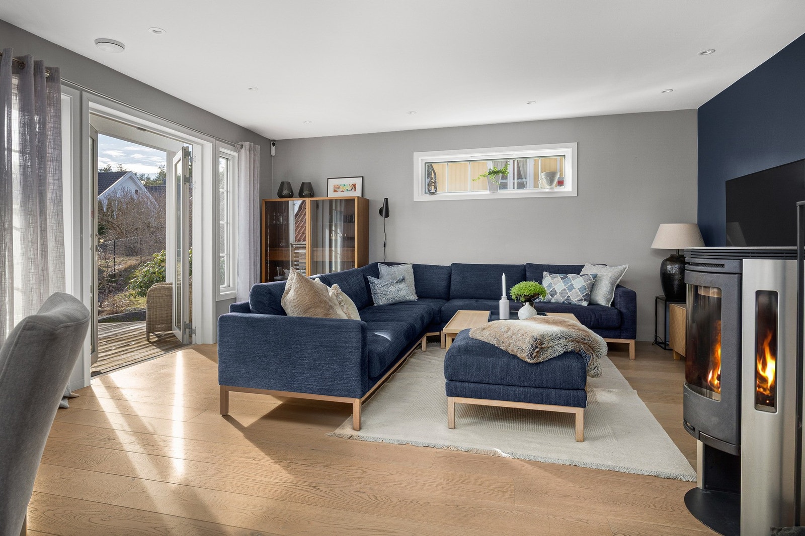 Boligen fremstår tidsriktig og pen, ikke minst er den innholdsrik Galleribilde