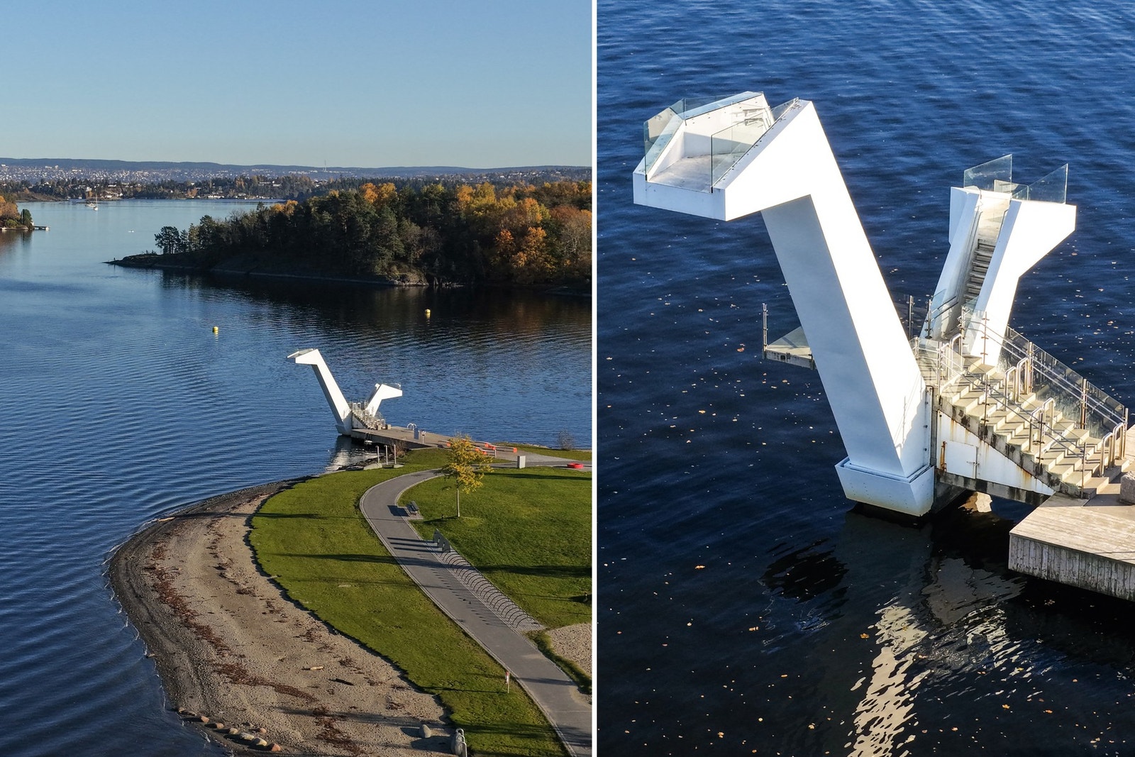 Kadettangen ligger i kort avstand fra boligen. Galleribilde