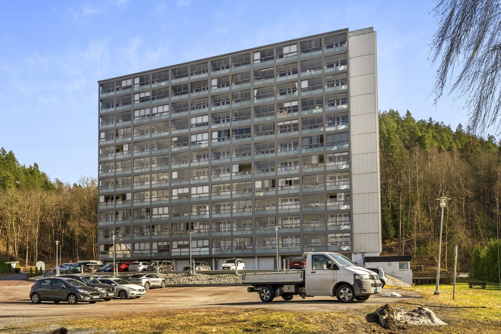 Leiligheten befinner seg i 8. etasje. Galleribilde