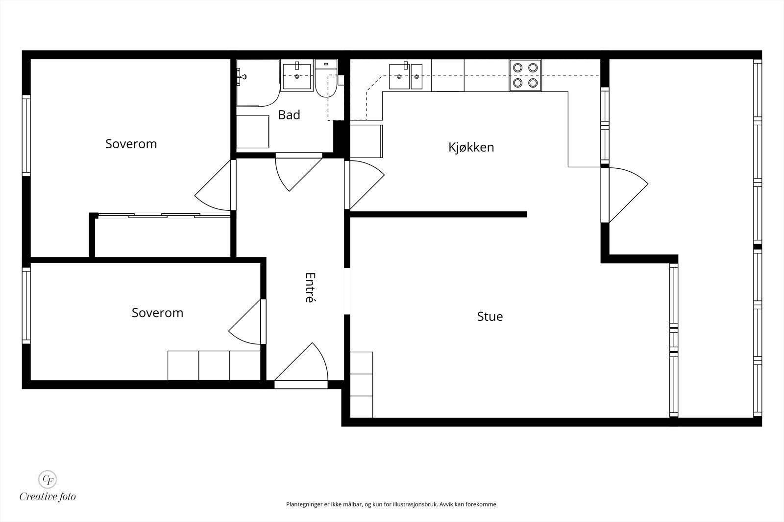 Plantegning. Galleribilde