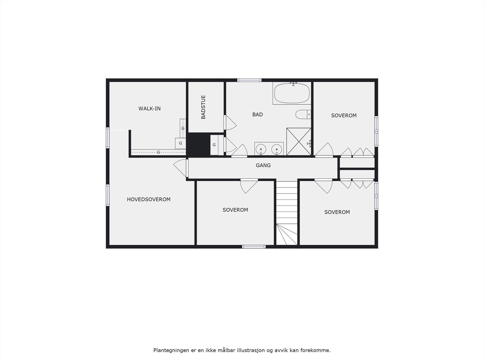 Plantegning 2.etasje. Galleribilde