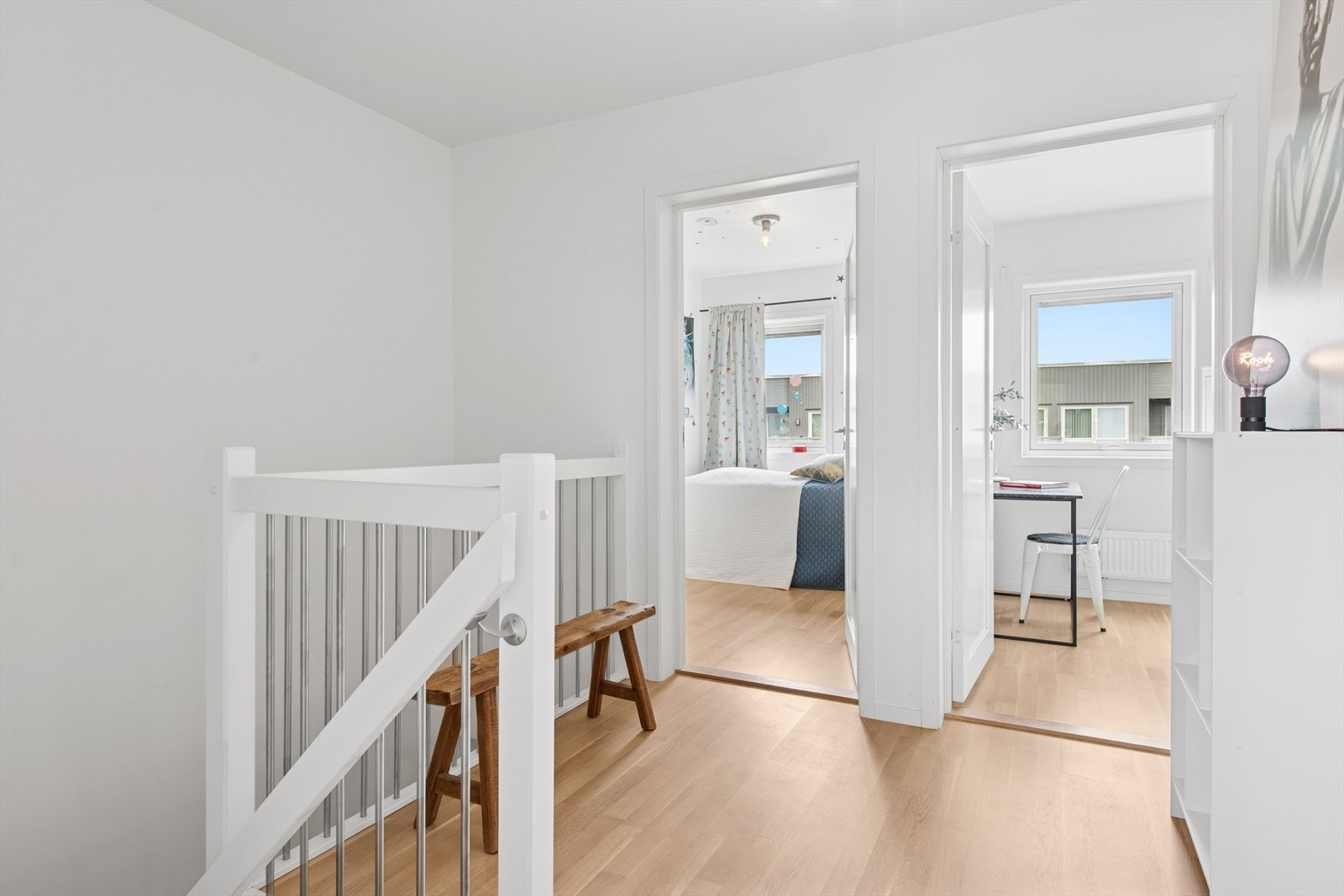 Gang inn til soverommene i andre etasje. Galleribilde