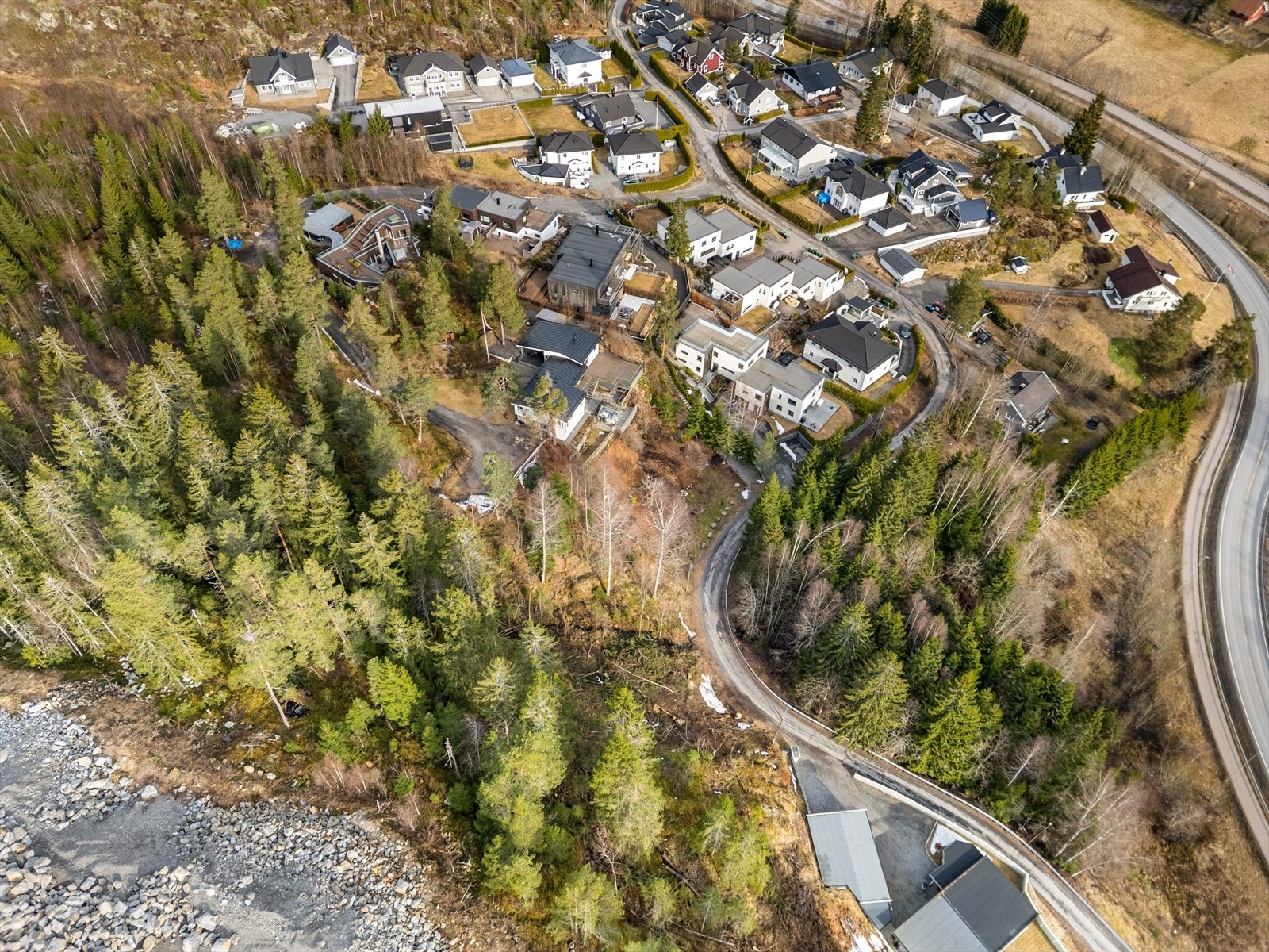 Dronefoto Galleribilde