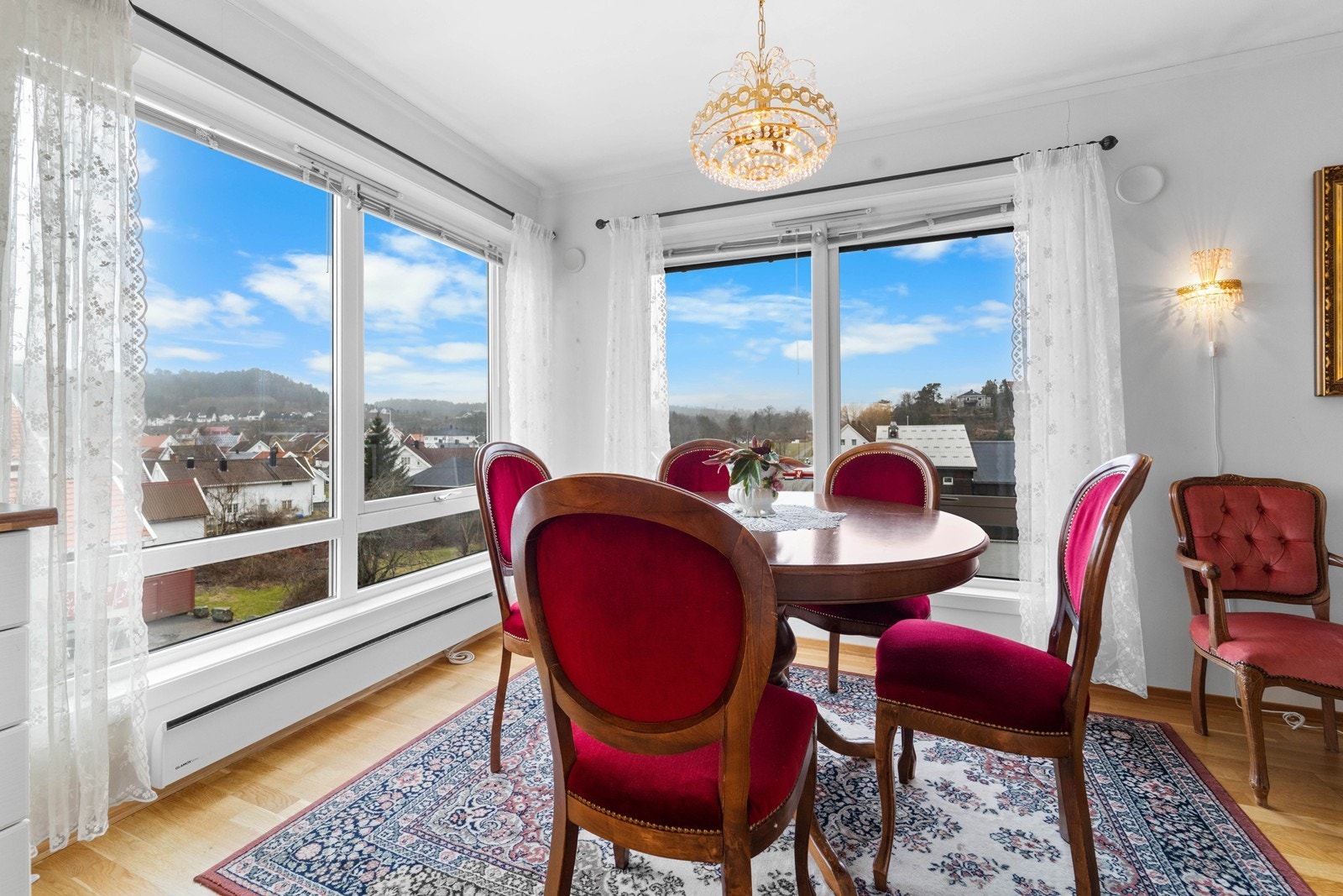 God oversikt over Lunde herfra. Galleribilde