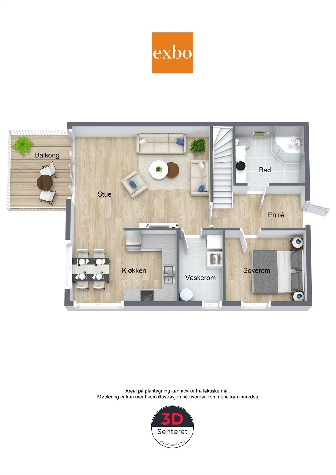 Plantegning 3.etg Galleribilde