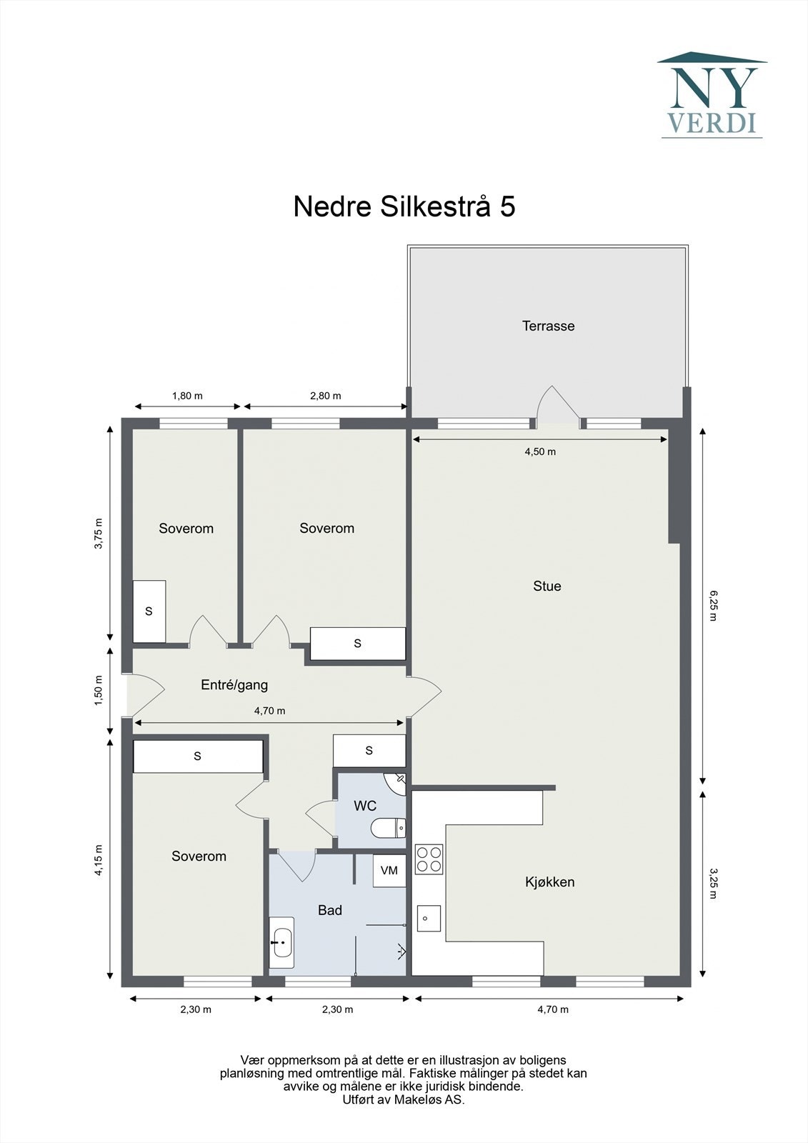Plantegning Galleribilde