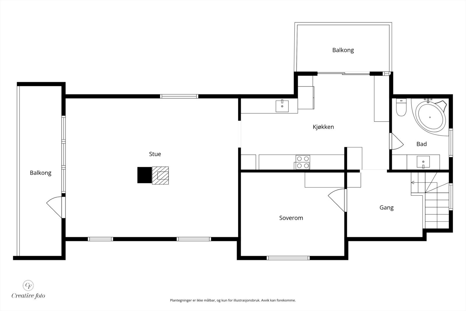 Plantegning 2. etasje. Galleribilde