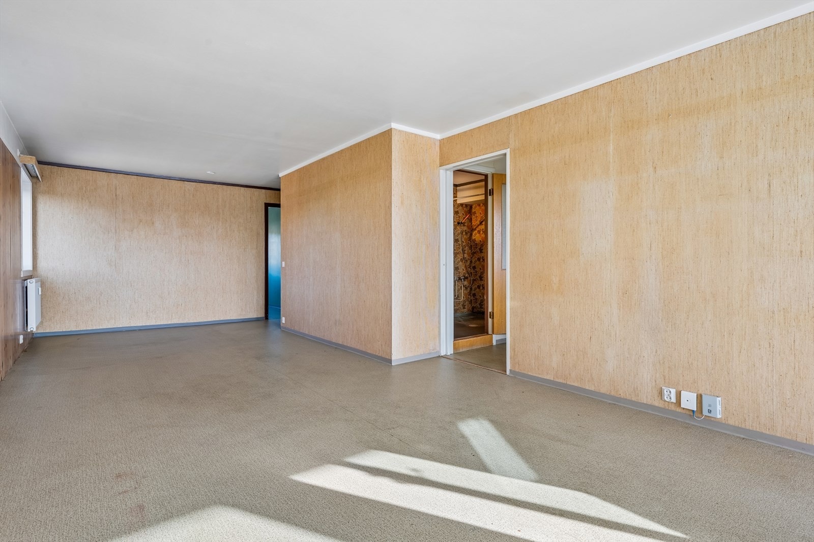 Leiligheten er et oppussingsobjekt, en fin mulighet til å forme sitt eget hjem fra et blankt lerret. Galleribilde