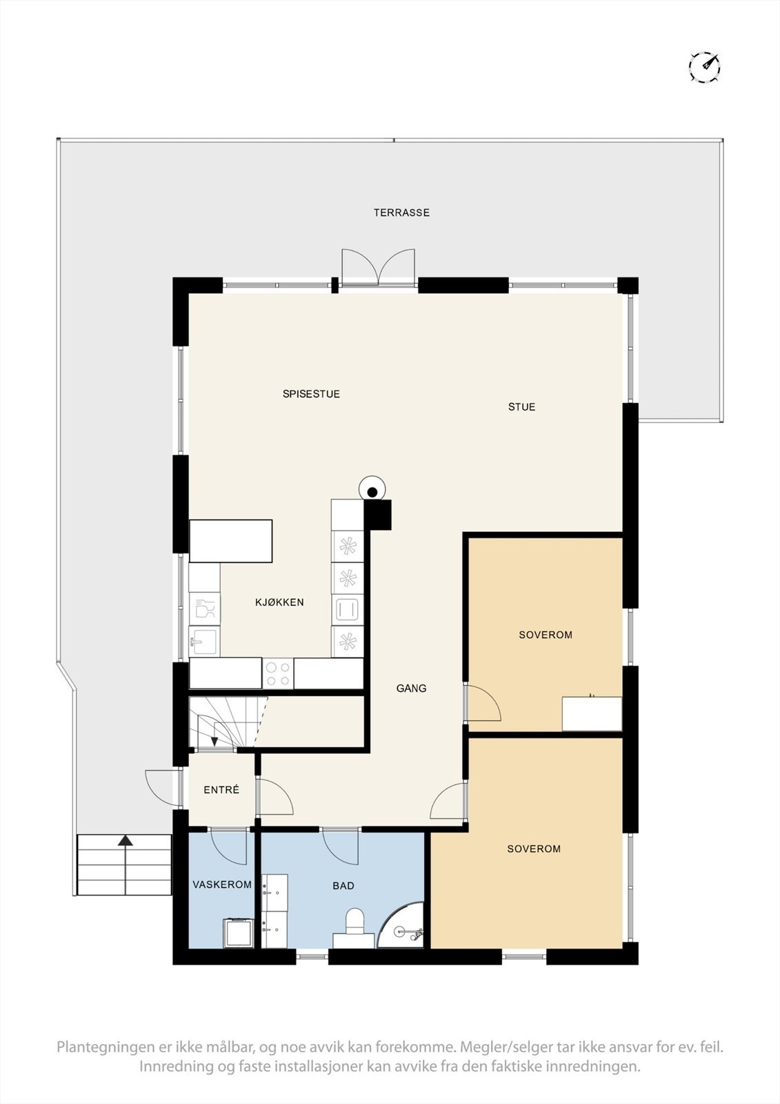 Plantegning 1. Etg - Linekroken 4. Galleribilde