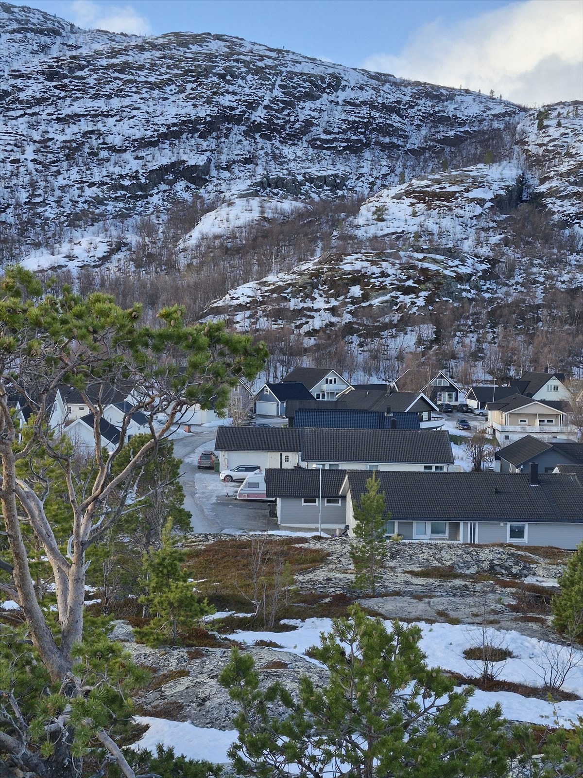 Boligen ligger i et naturskjønt område hvor man er nært både fjell og fjord - Privat bilde Galleribilde