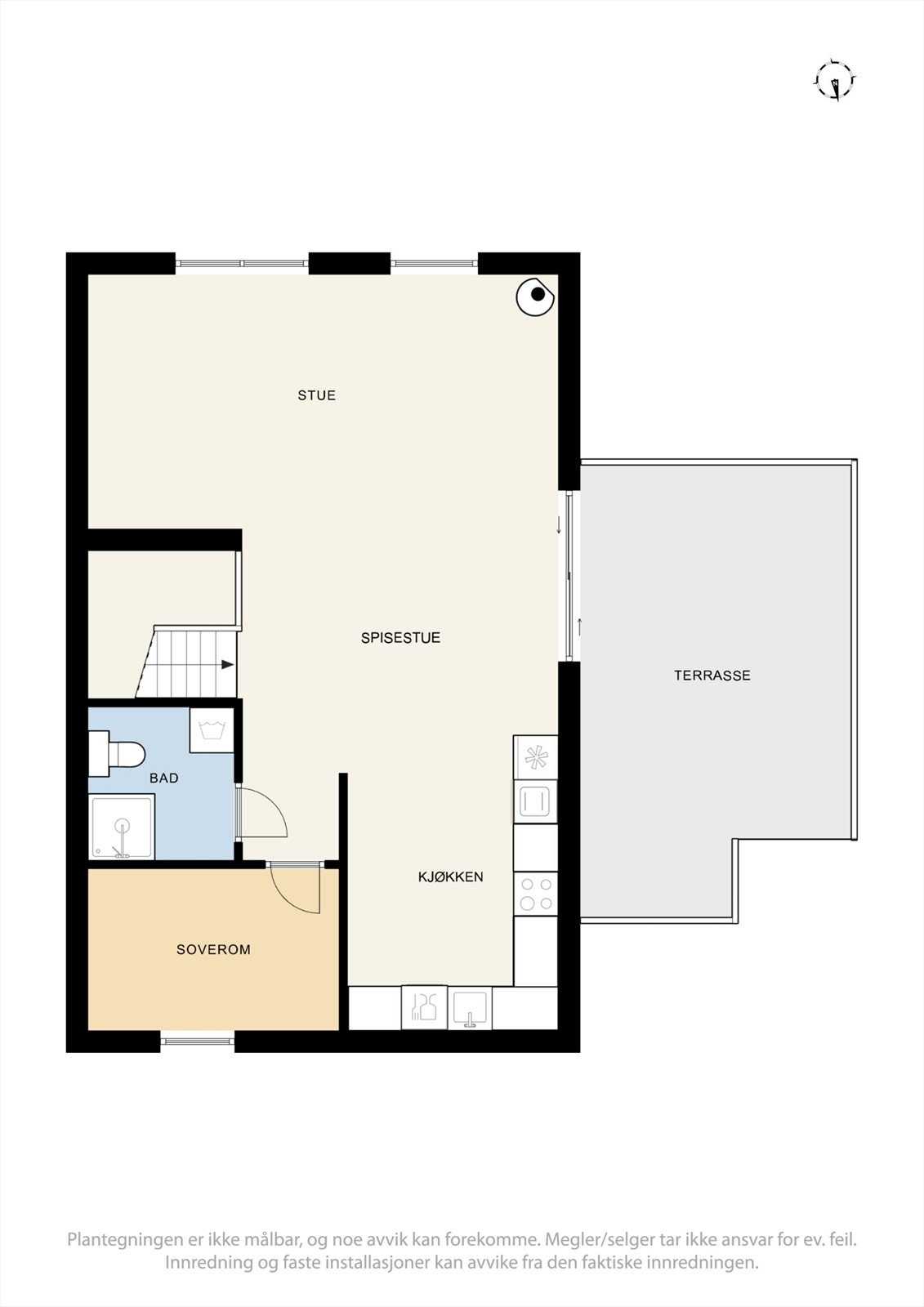 Plantegning 1.etasje. Galleribilde