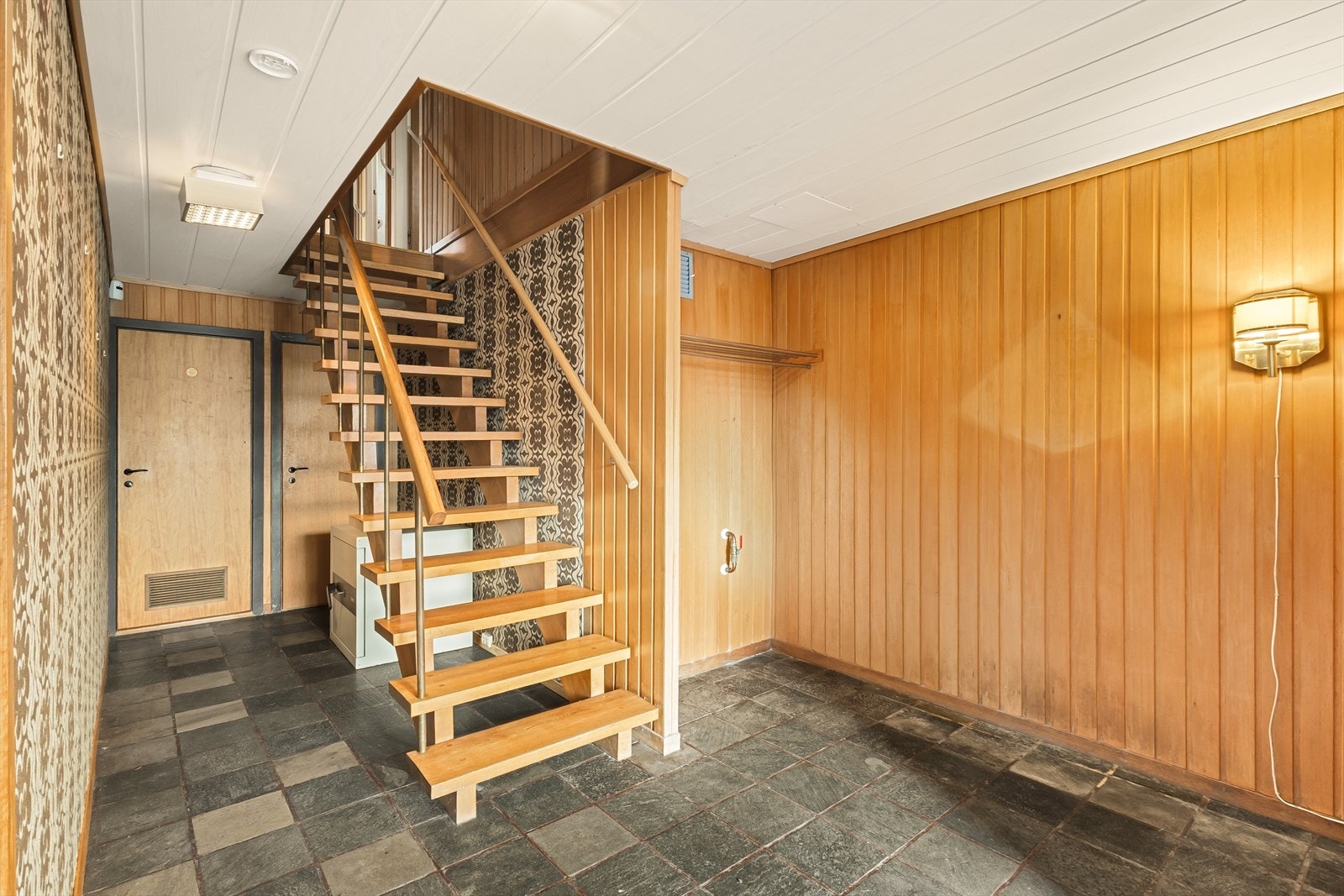 Hall med trapp Galleribilde