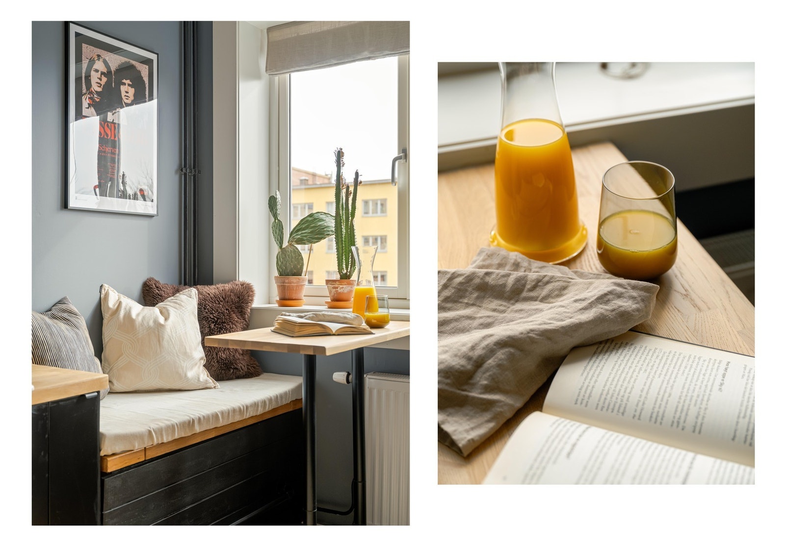 Her kan du nyte morgenkaffen i morgensolen med et hyggelig og frodig utsyn. Galleribilde